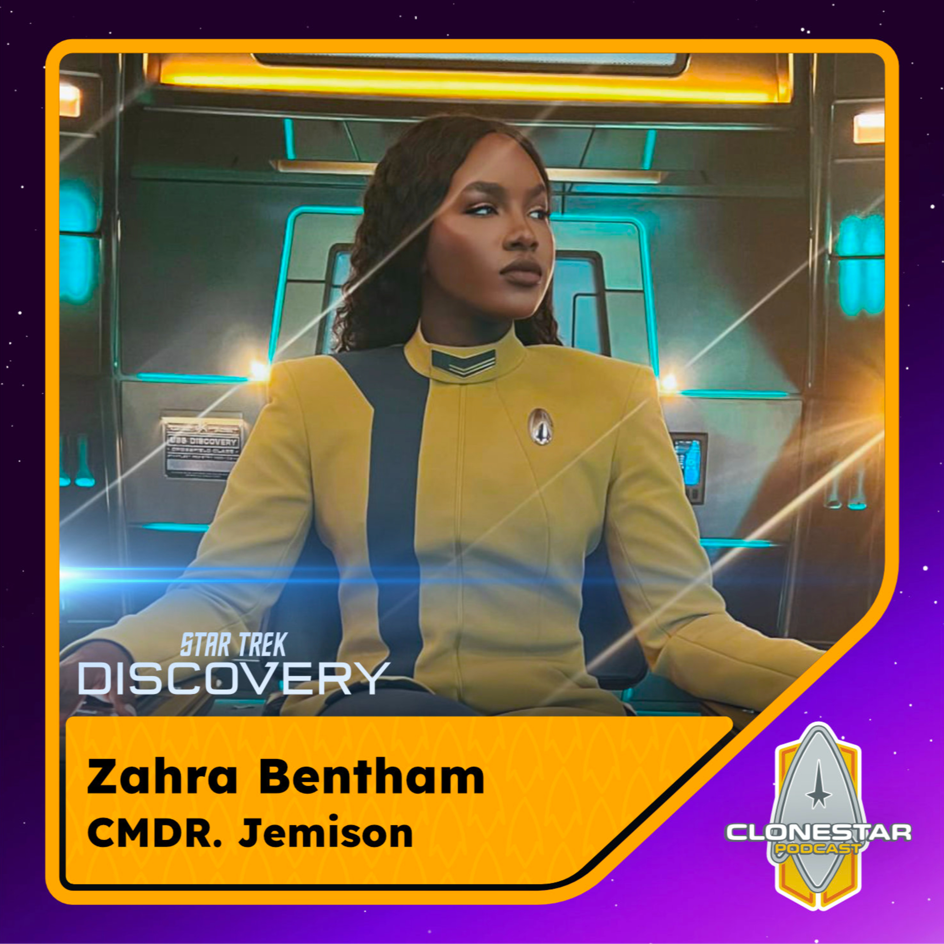 Zahra Bentham on Star Trek: Discovery, Commander Jemison & What’s Next episode artwork