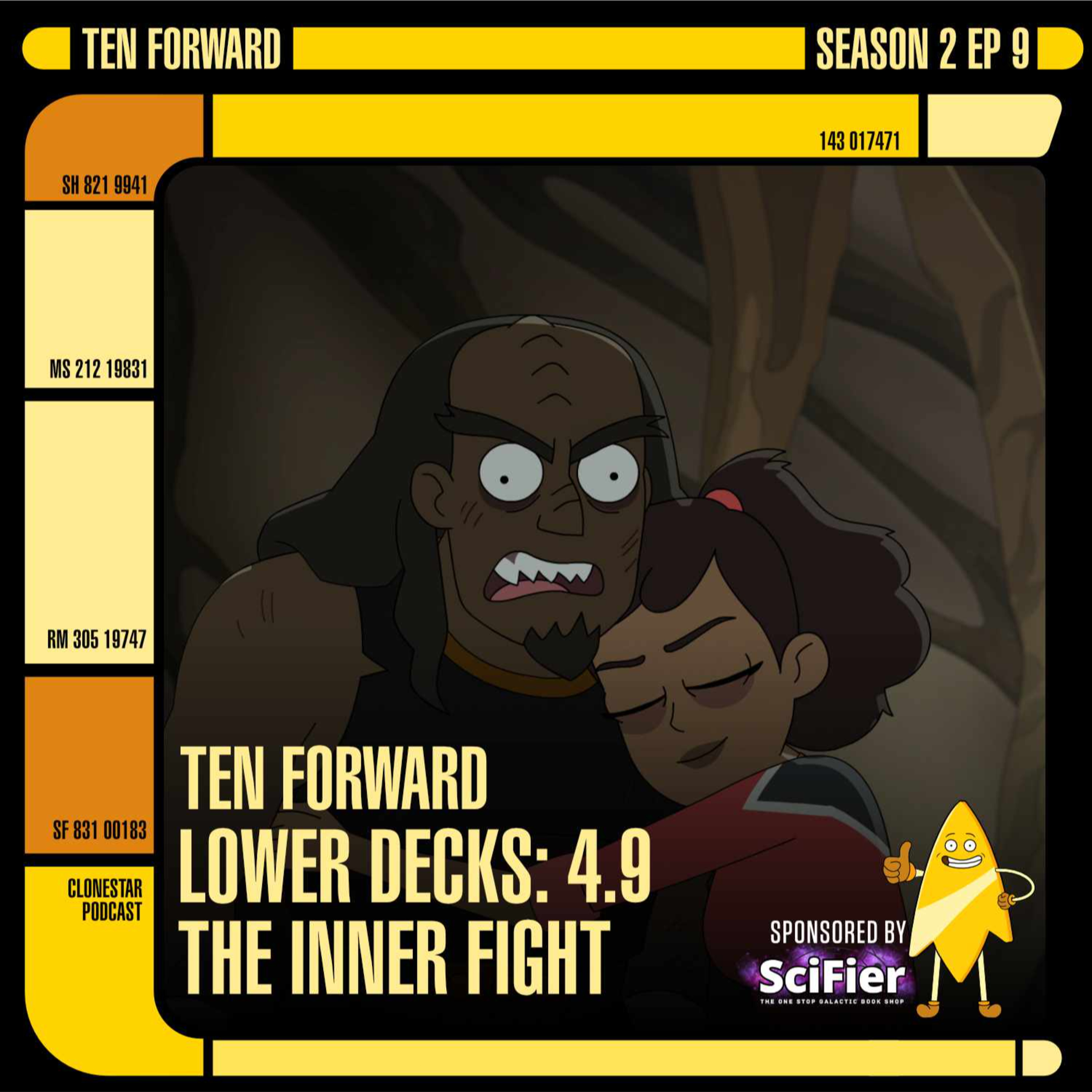 Ten Forward - S2 EP9 - Lower Decks: 4.9 "The Inner Fight" episode artwork