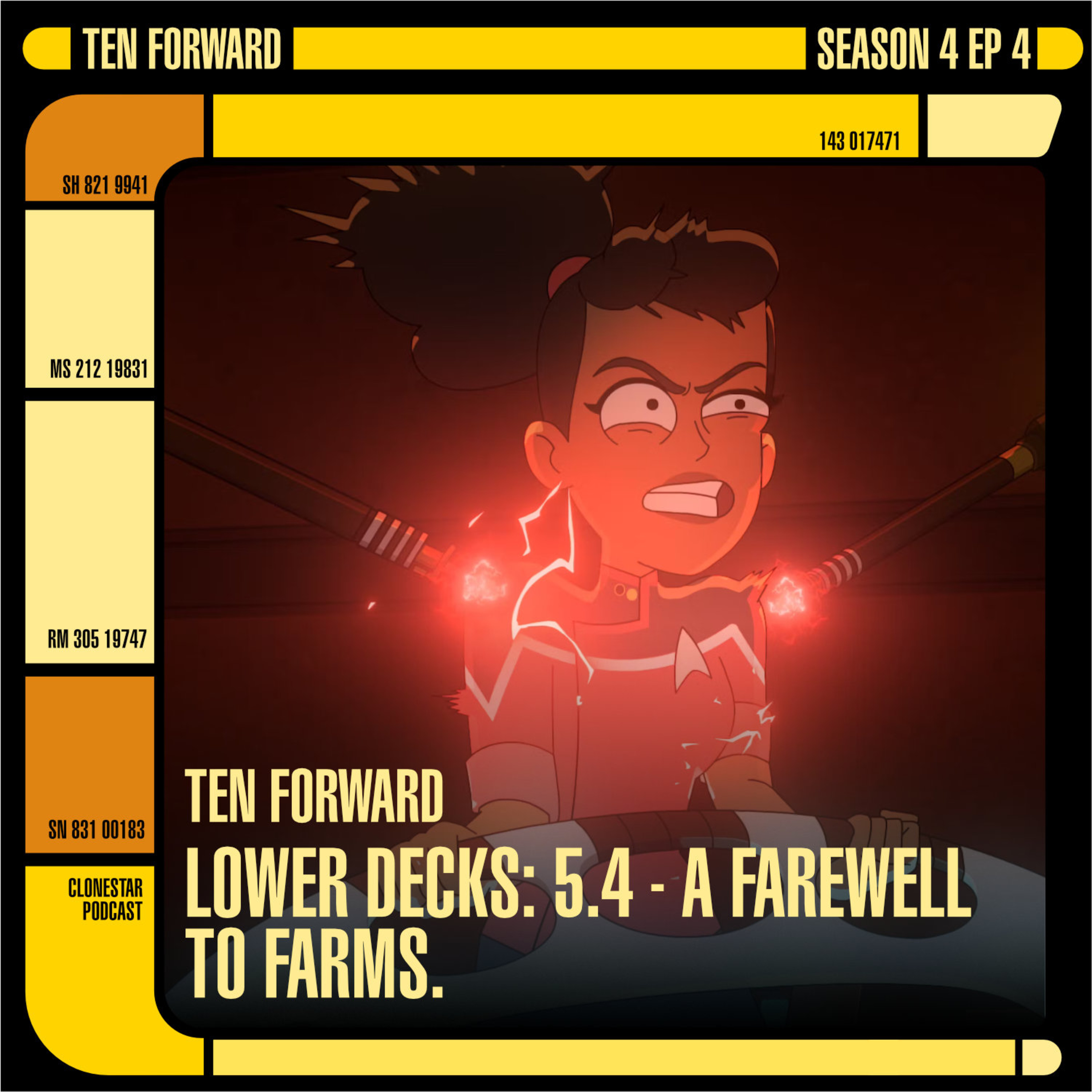 Ten Forward Recap & Review - S4 EP4 - Lower Decks: 5.4 " A Farewell To Farms" episode artwork