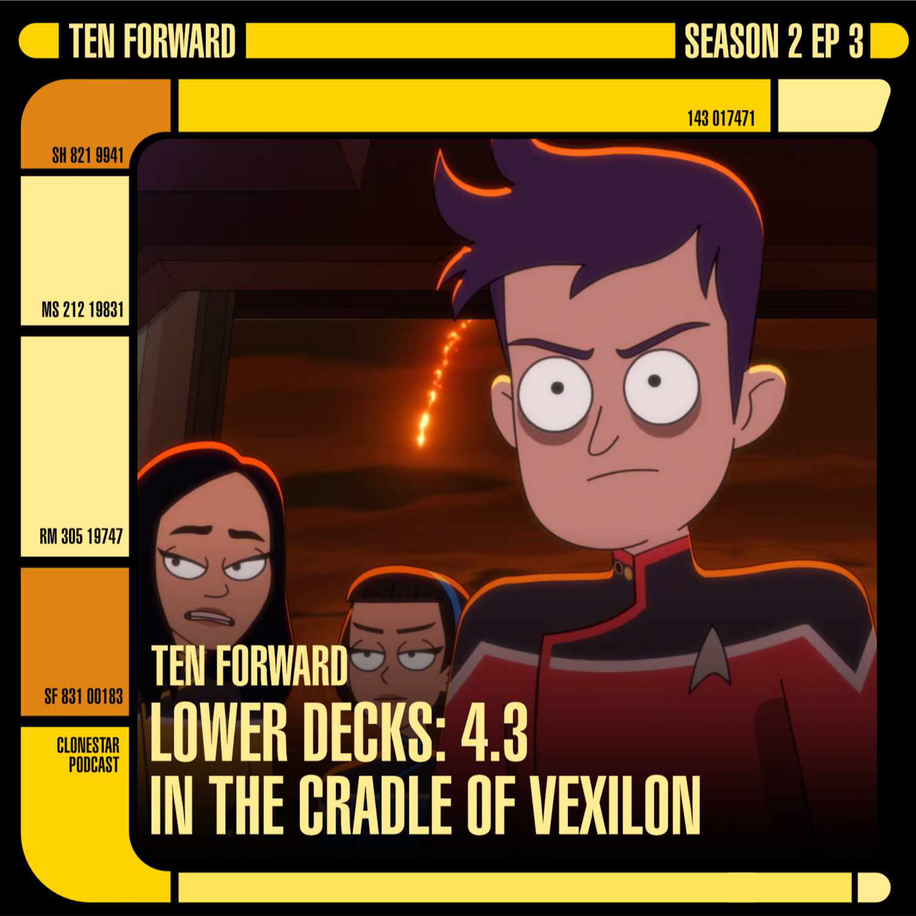 Ten Forward - S2 EP3 - Lower Decks: 4.3 "In the Cradle of Vexilon" episode artwork