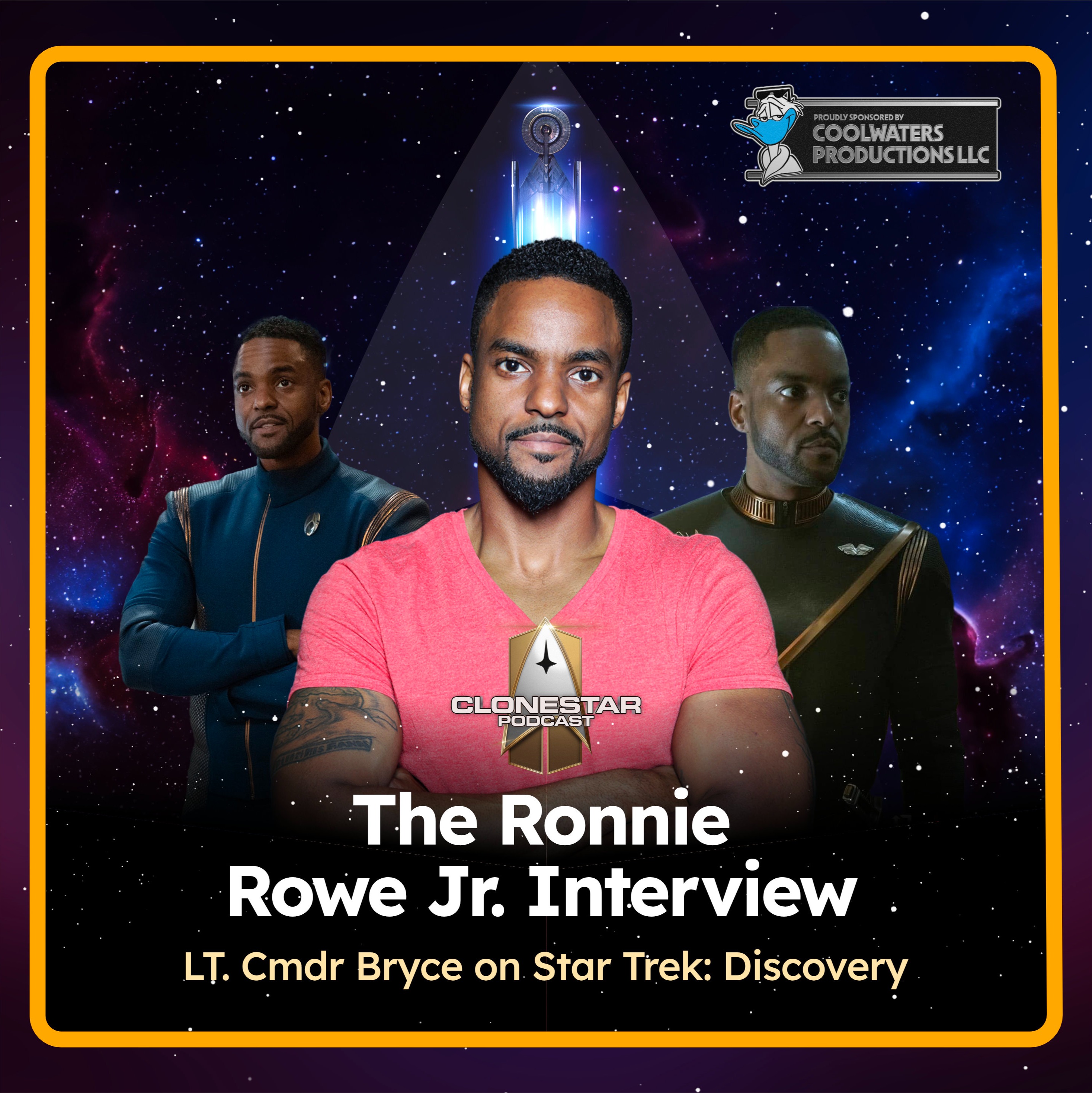 Ronnie Rowe Jr. on Lieutenant Bryce, Star Trek Discovery & Black Cop episode artwork