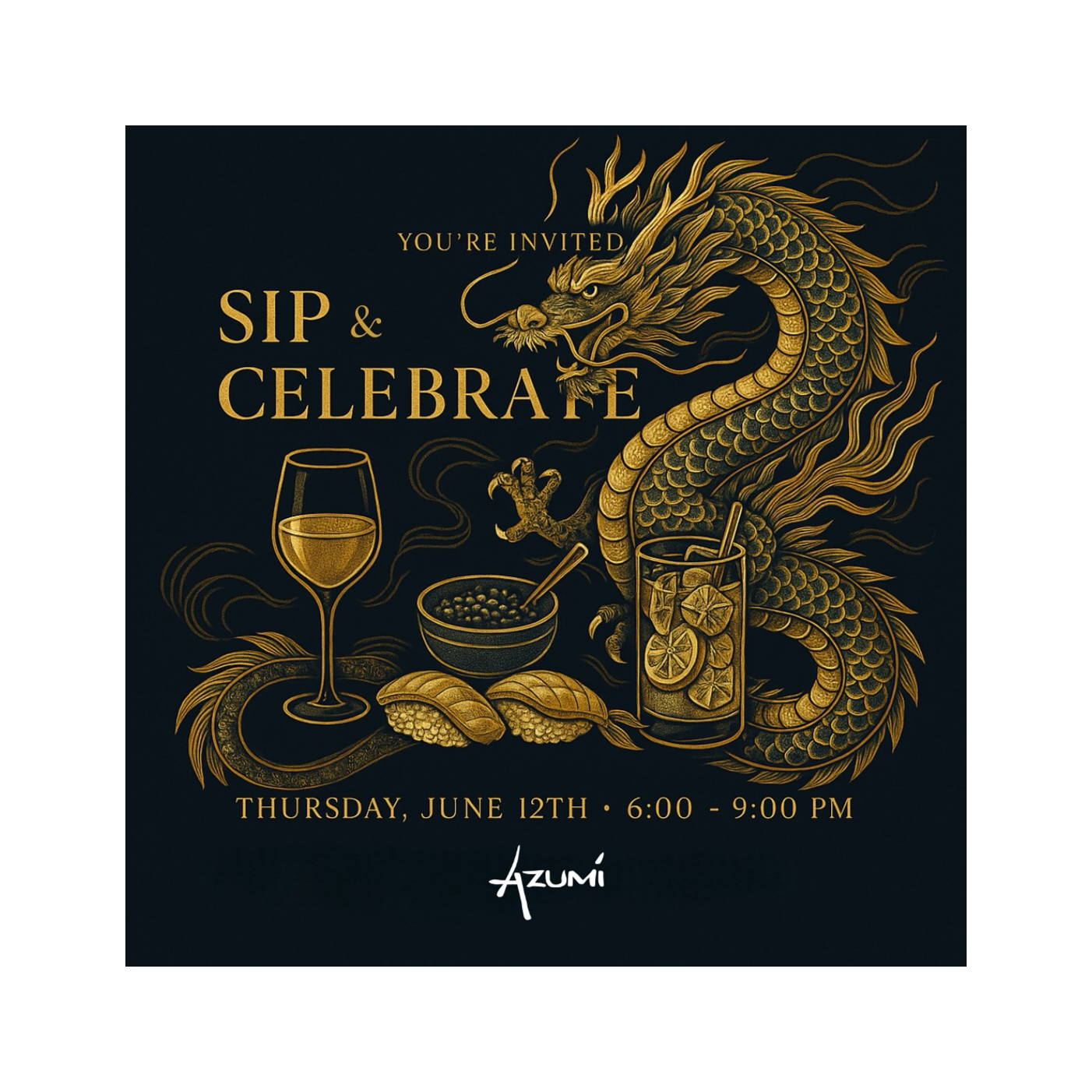 dj NIMBUS at Azumi Sip & Celebrate 6-12-25