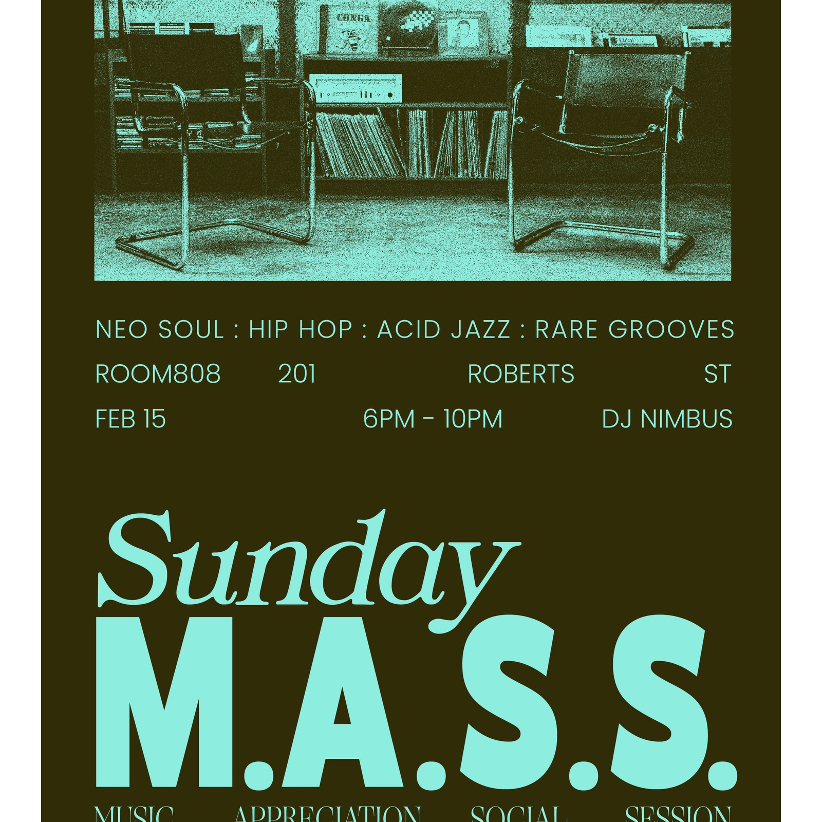 dj NIMBUS at Room 808 - Sunday MASS 02-15-2026 episode artwork