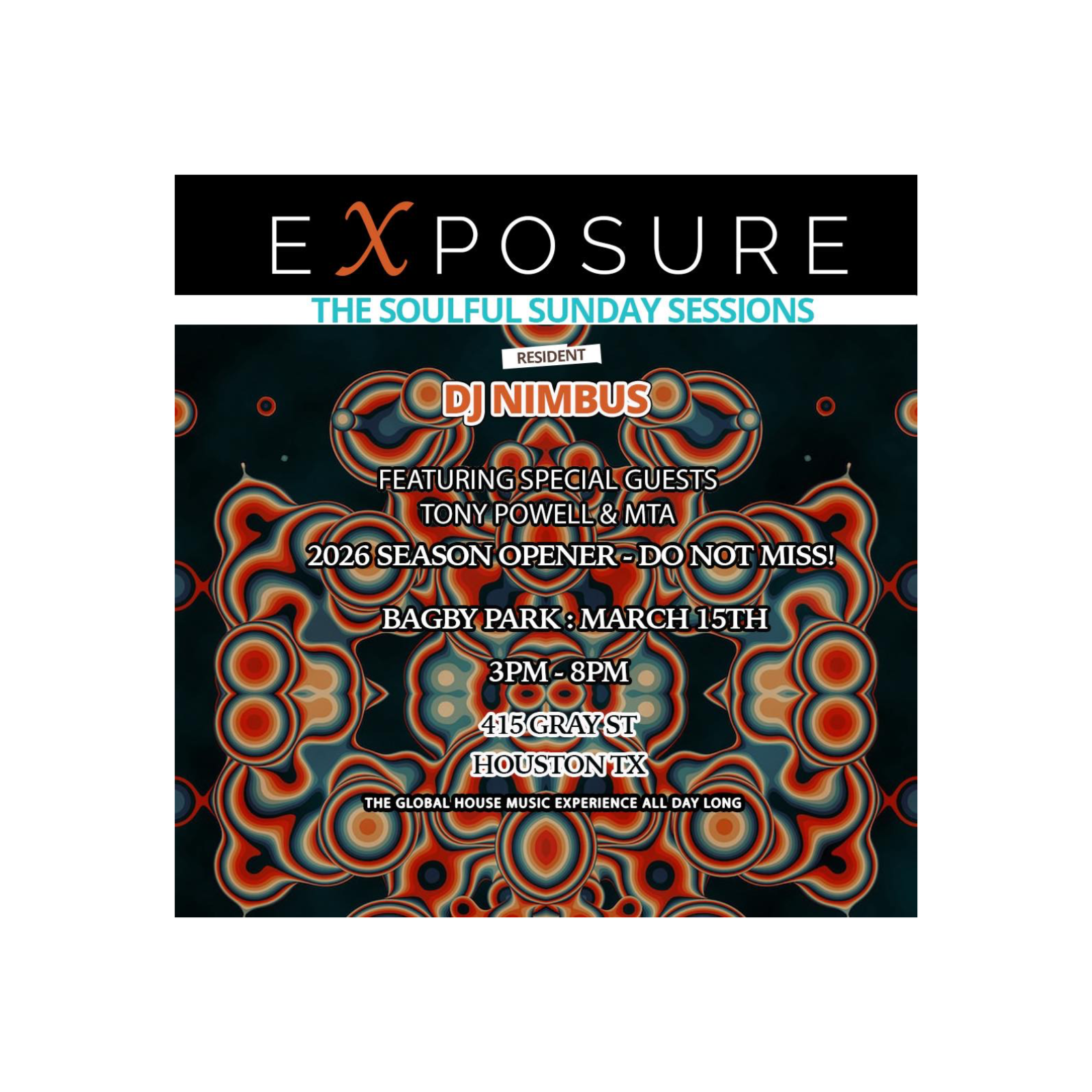 dj NIMBUS feat MTA & Tony Powell - Exposure Soulful Sunday Sessions 3-15-26 episode artwork