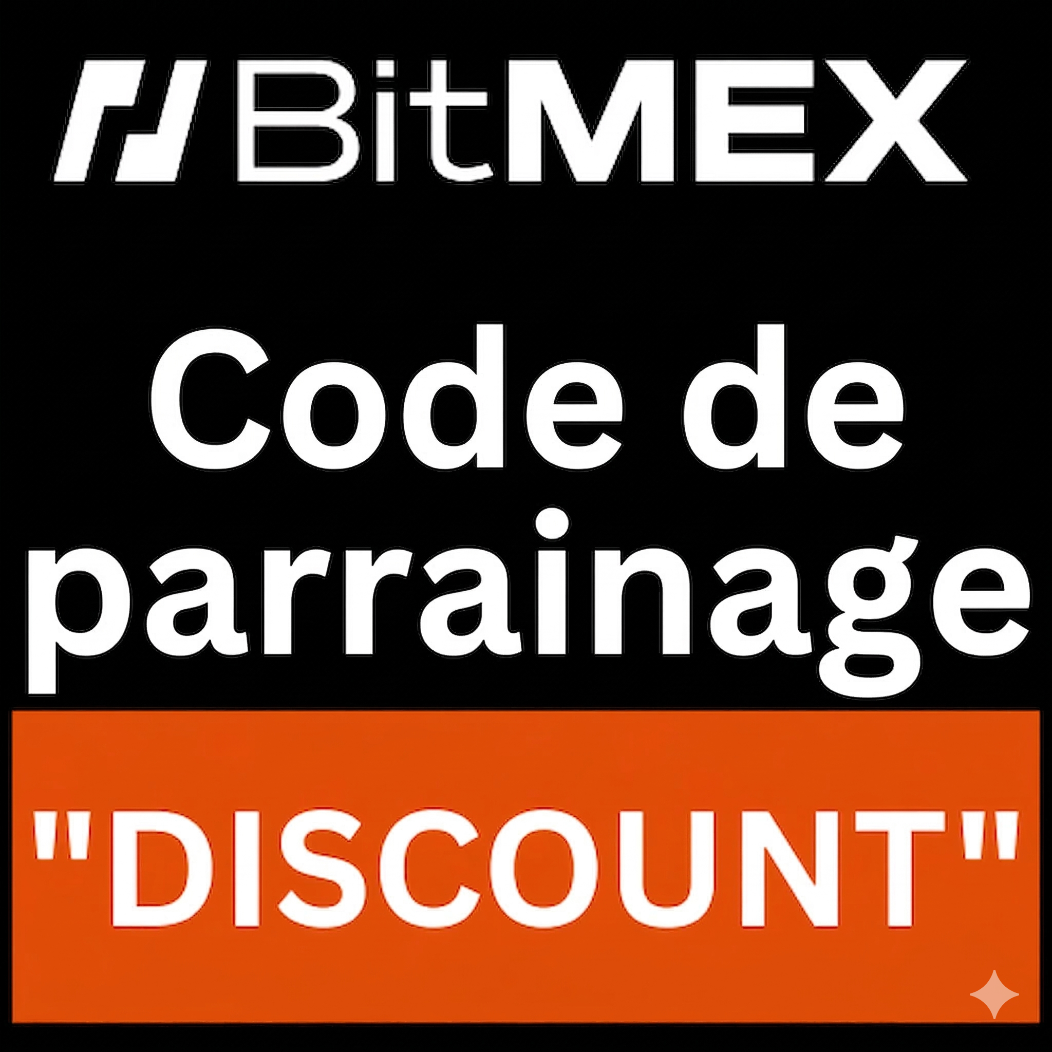Code de parrainage BitMEX "DISCOUNT" obtenez 20 % de réduction sur les frais de trading