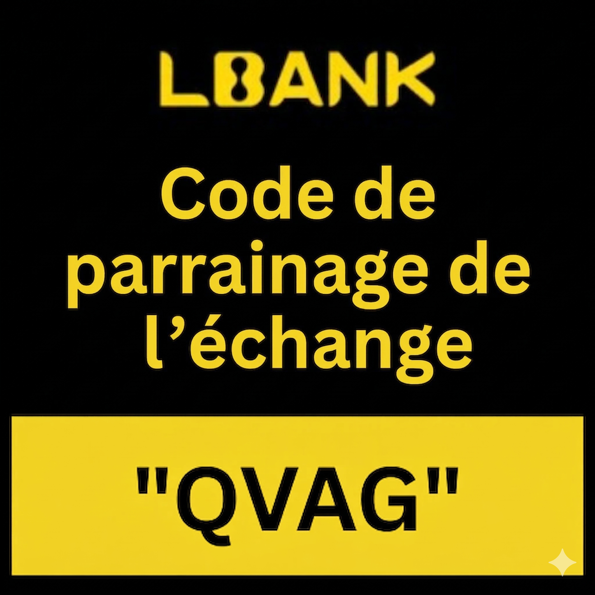 Code de parrainage de l’échange LBank "QVAG" obtenez 20 % de réduction sur les frais de trading
