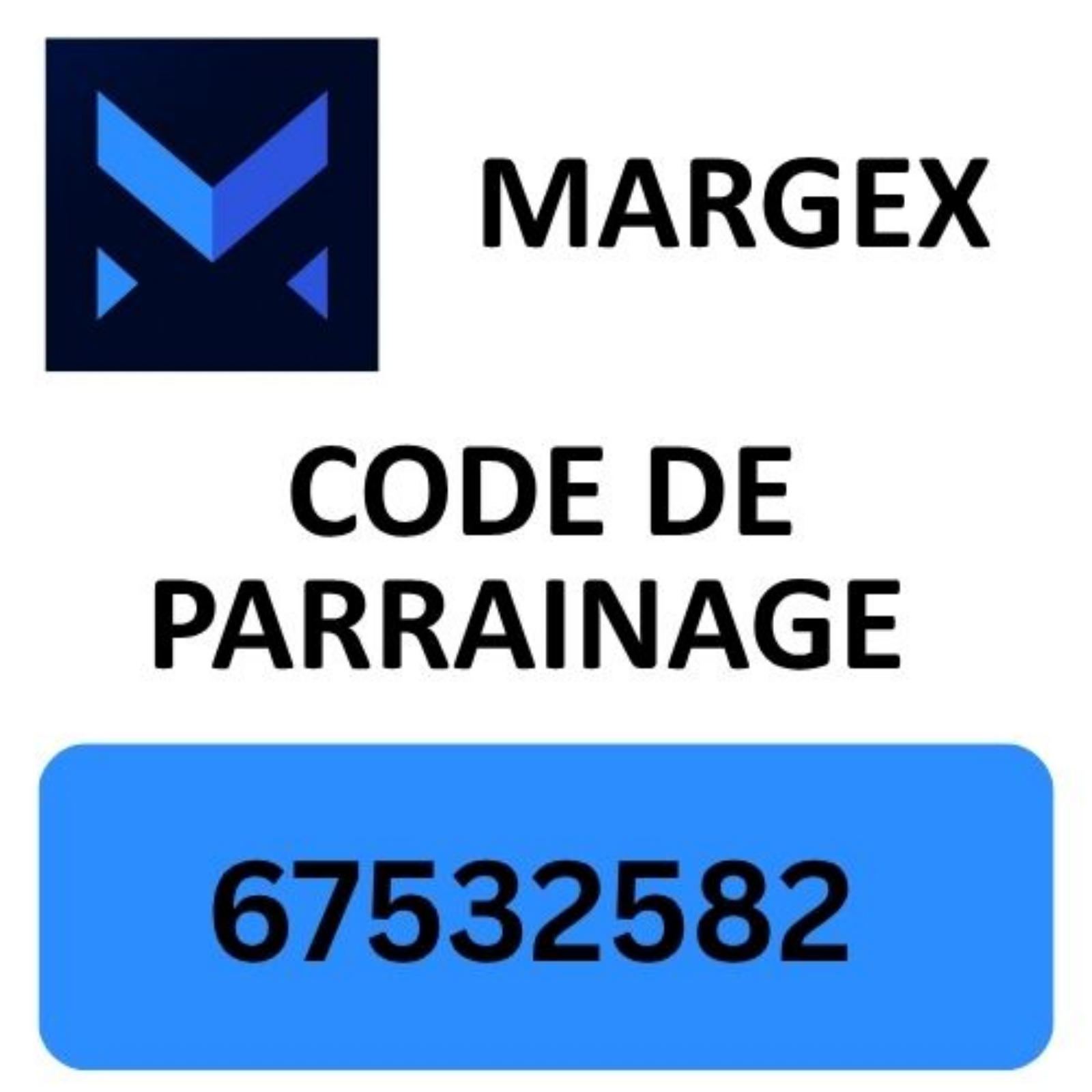 Code de parrainage Margex « 67532582 » Obtenez 10 % de réduction sur les frais de trading et un bonu