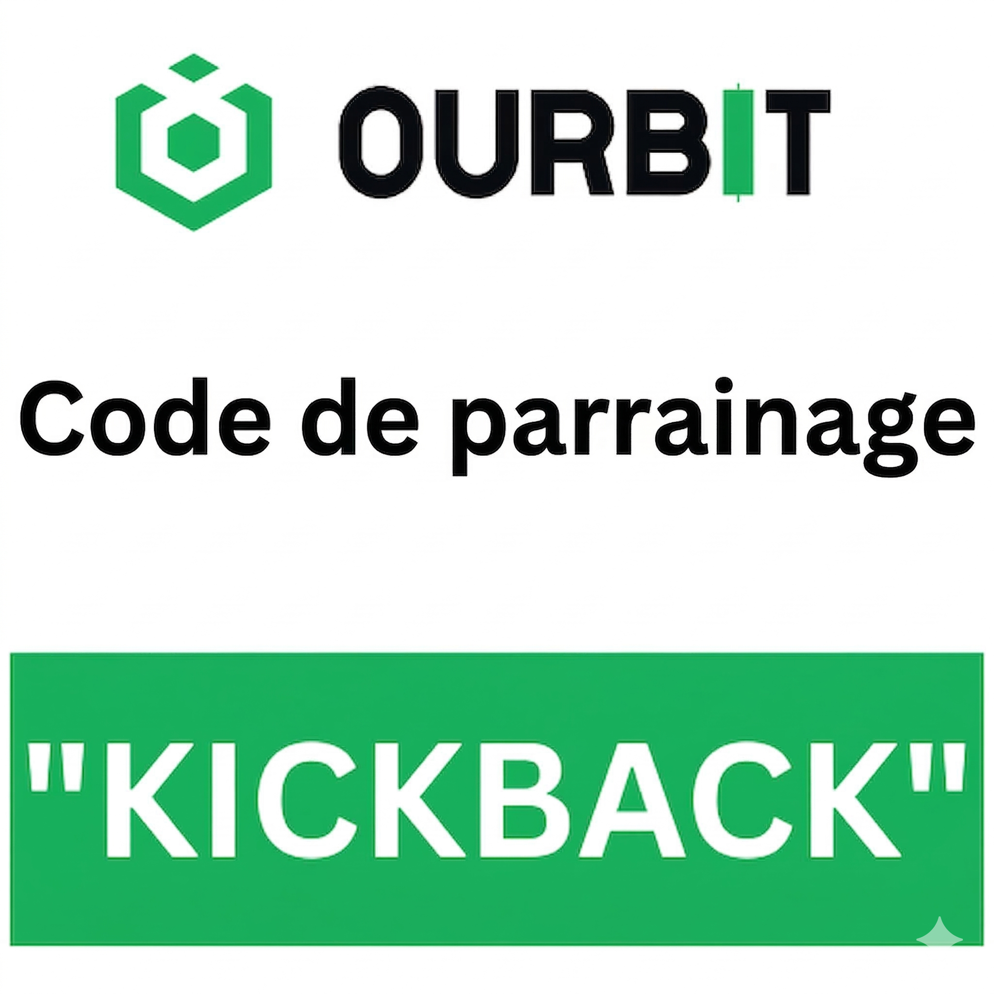 Code de parrainage Ourbit "KICKBACK" obtenez 20 % de réduction sur les frais de trading