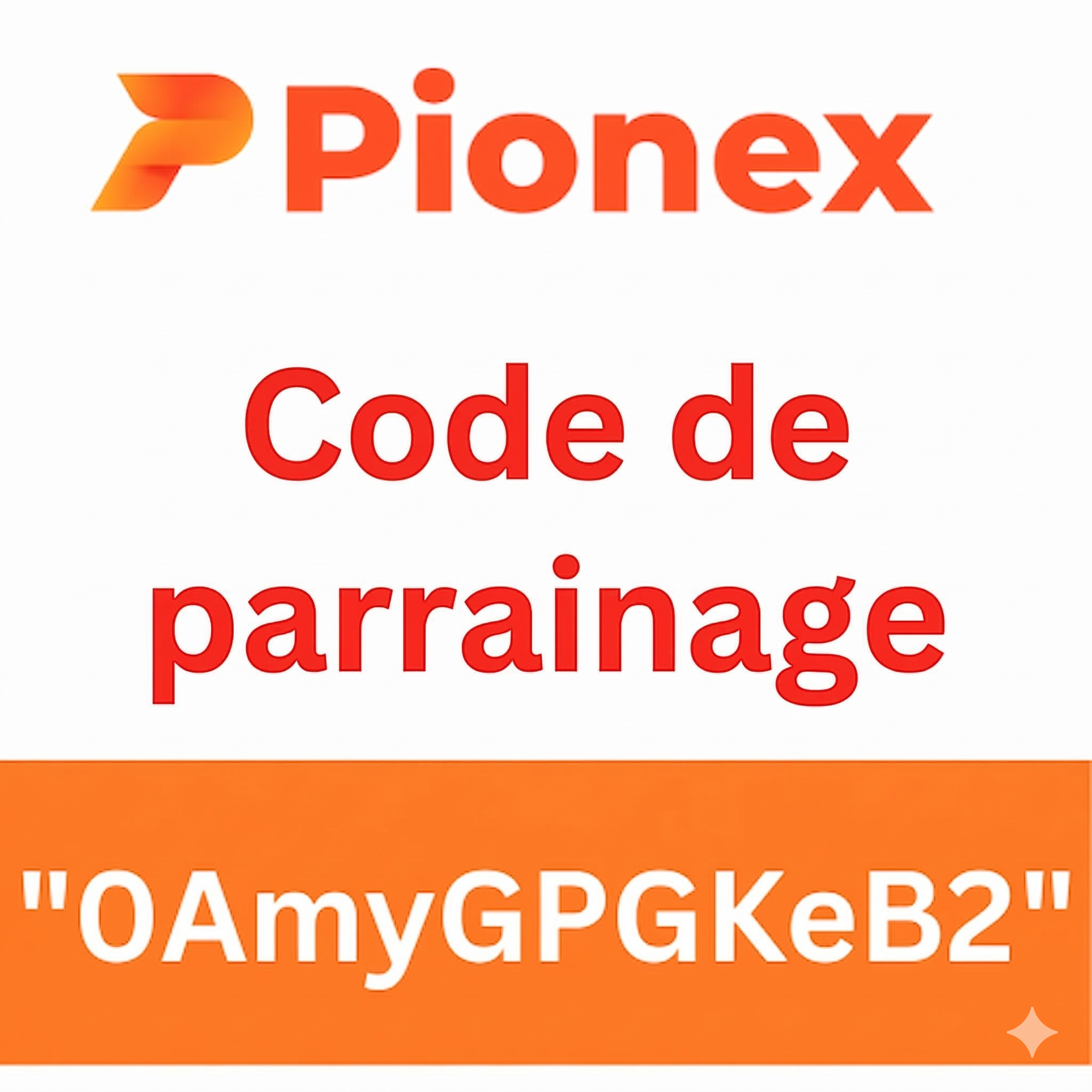 Code de parrainage Pionex "0AmyGPGKeB2" obtenez 20 % de réduction sur les frais de trading