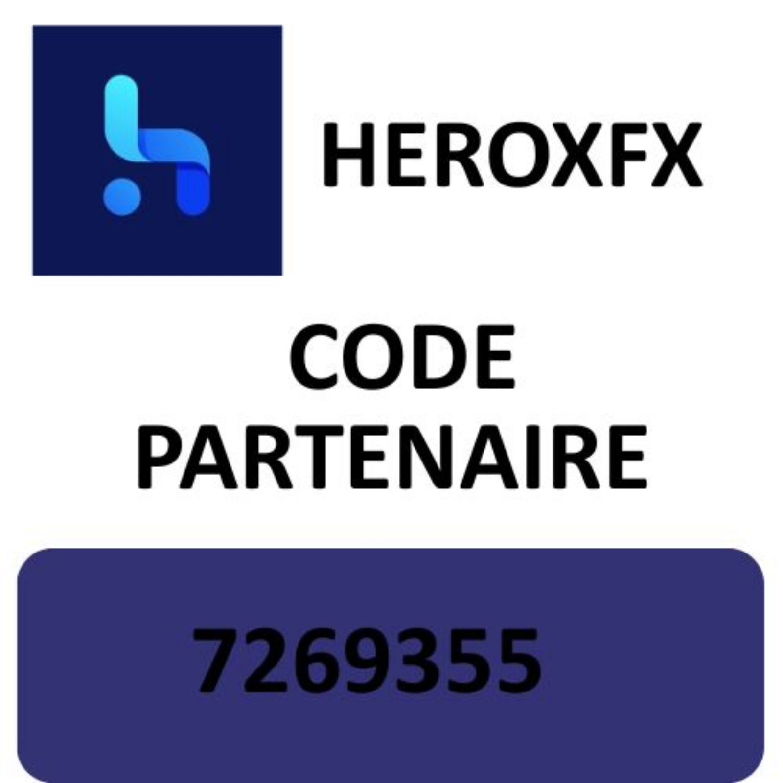Code partenaire Heroxfx « 7269355 » Obtenez 20 % sur les frais de trading