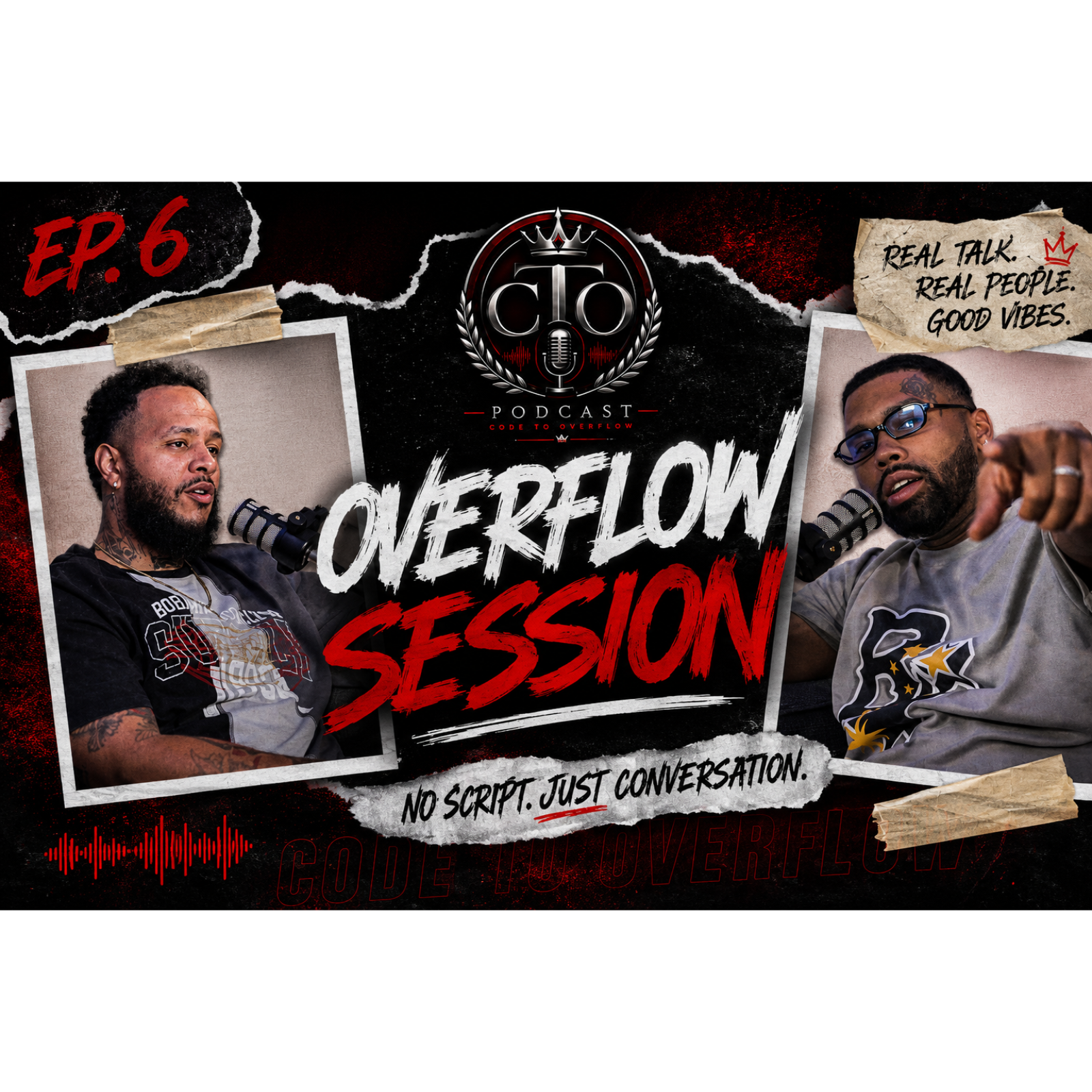 Code To Overflow Podcast Ep. 6 "Overflow Session" episode artwork