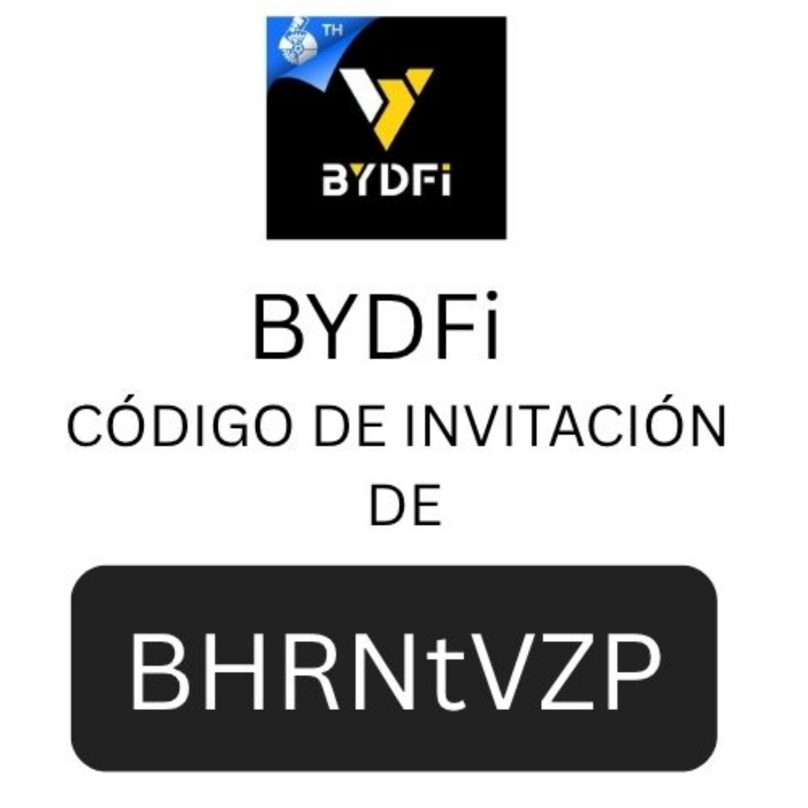Código de invitación de BYDFi ''BHRNtVZP'' Obtén 20% de descuento + bono de $4000