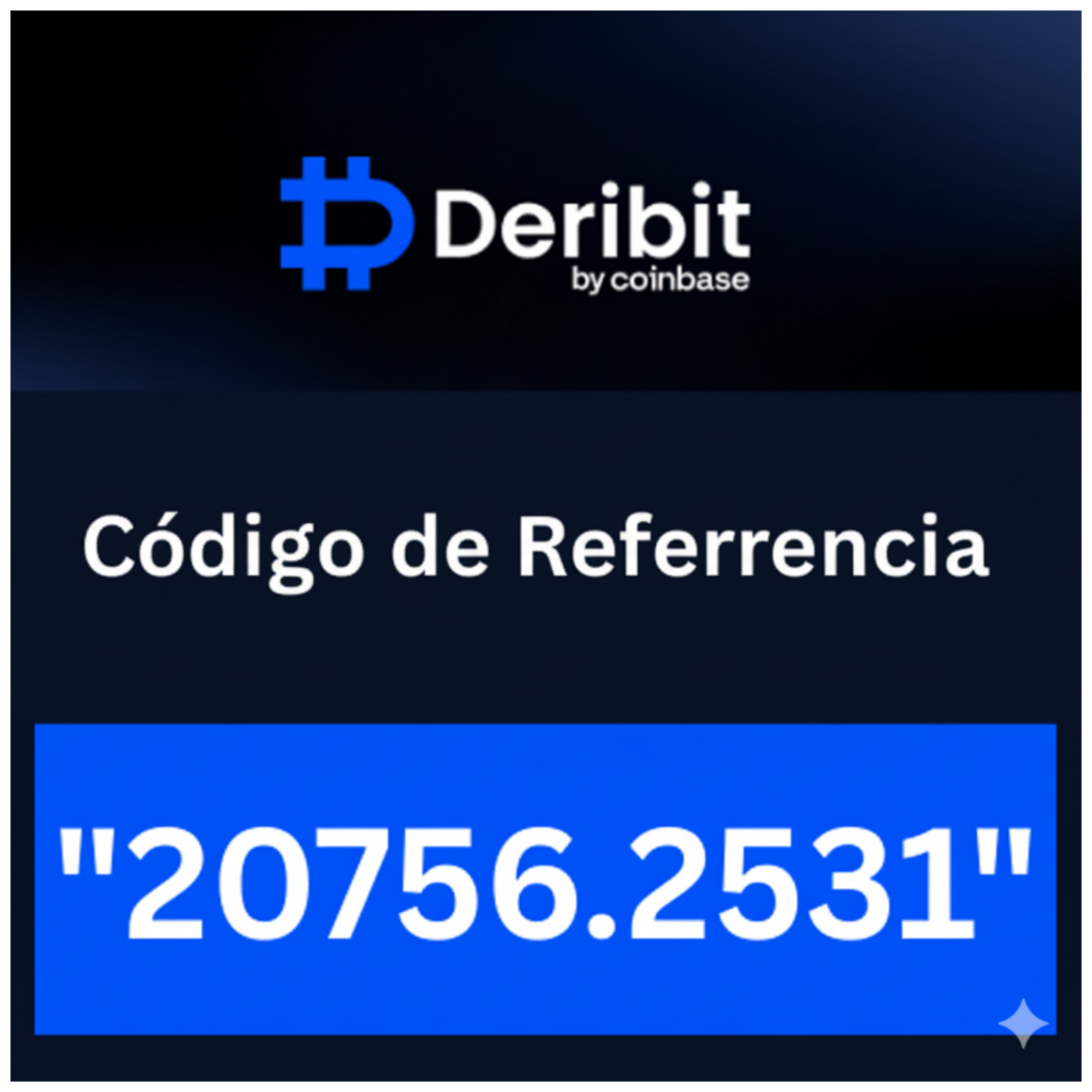 Código de Referencia de Deribit “20756.2531” y Descuento en Tarifas de Negociación
