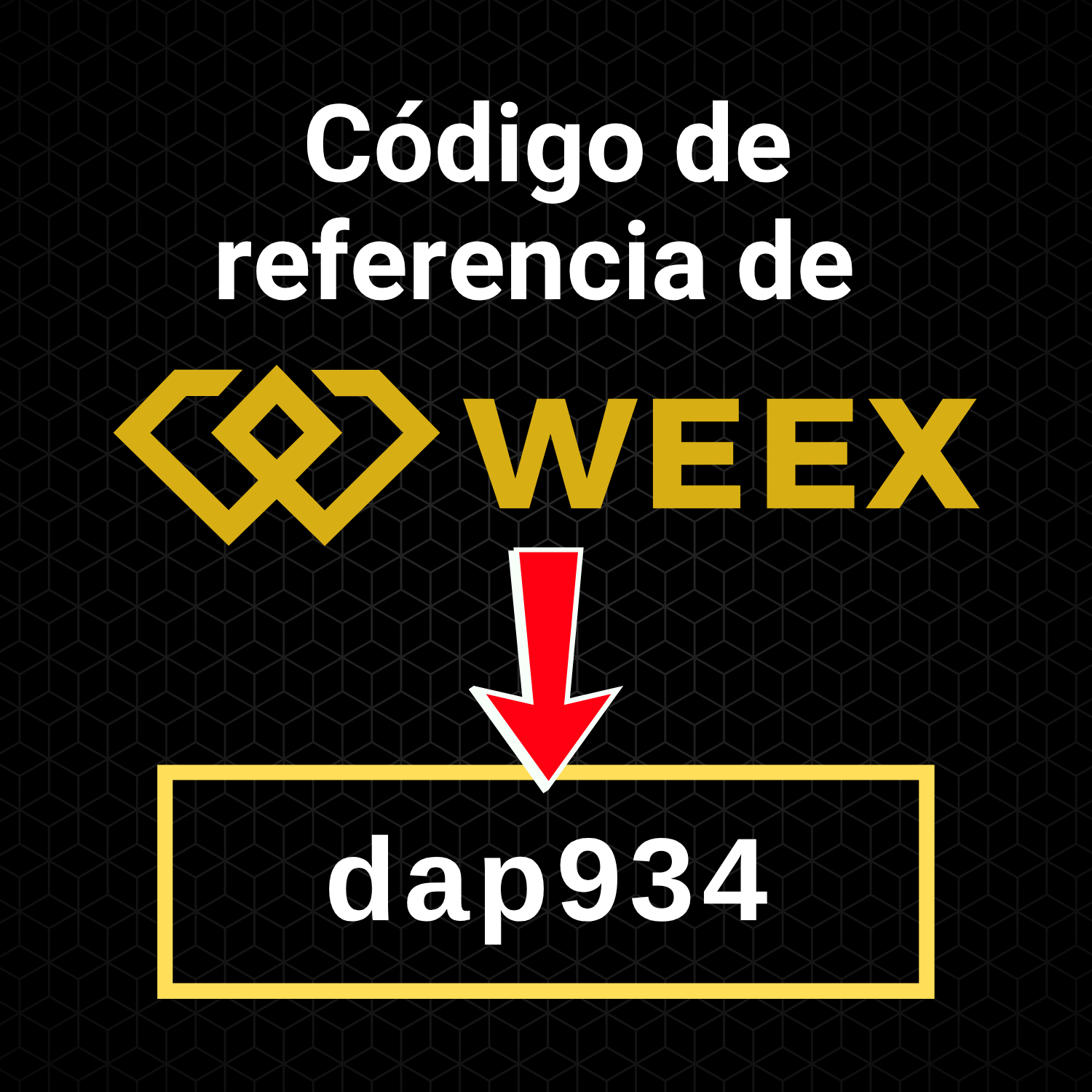 Código de referencia Weex: dap934 Hasta 30.000 USDT en bonos + 50% de descuento en comisiones podcast artwork