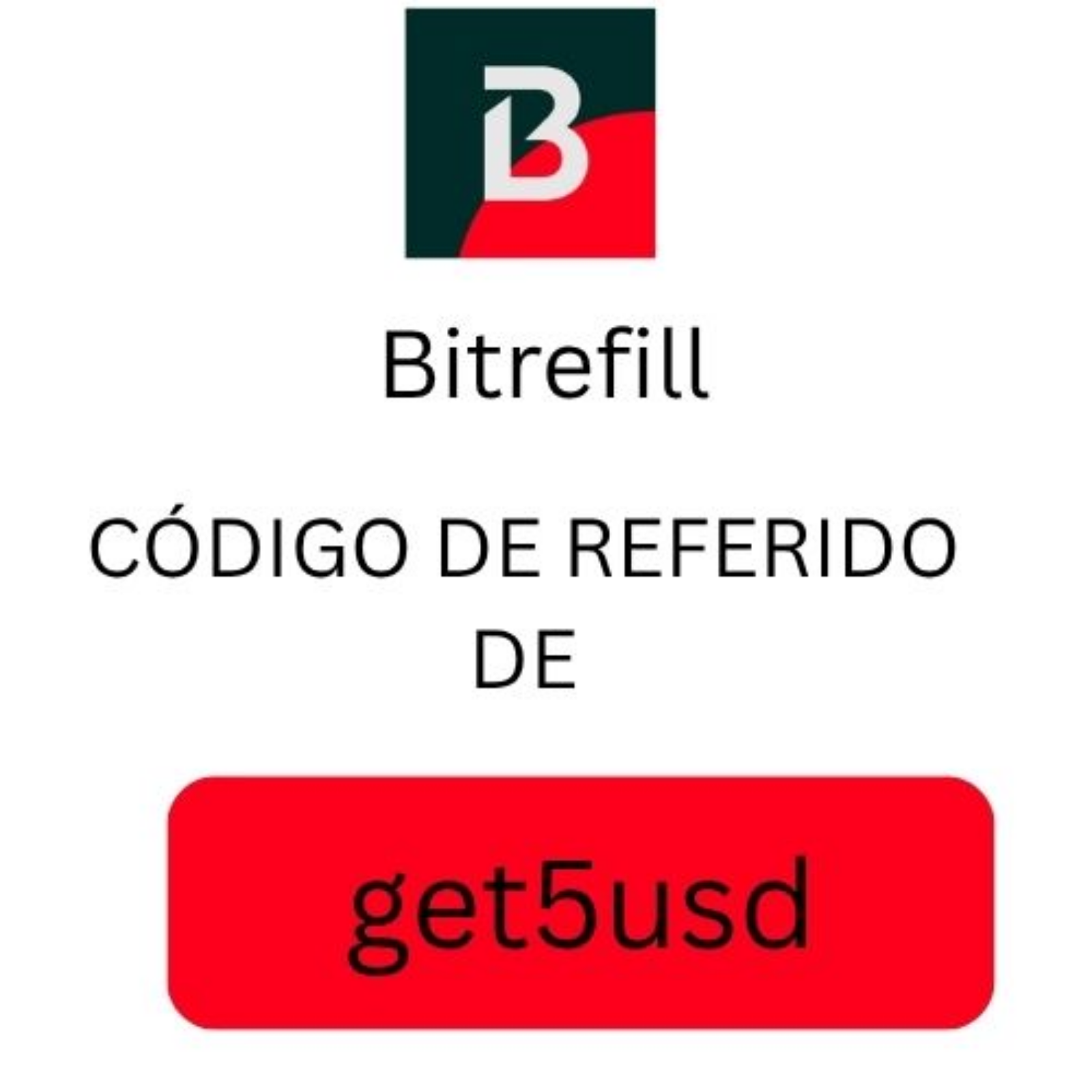 Código de referido de Bitrefill "get5usd" Obtén 10% de descuento y gana $5
