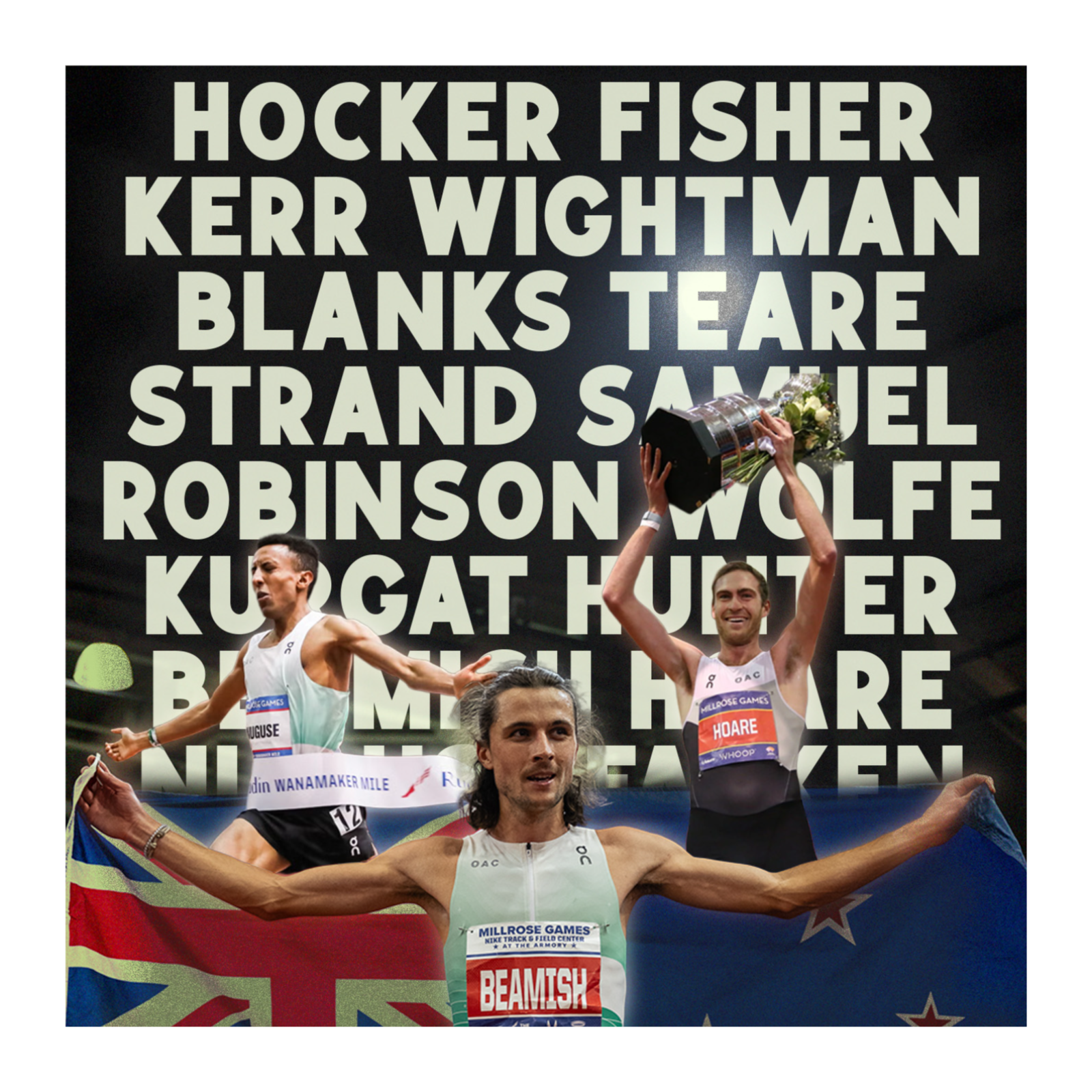 WE'RE GOING TO THE MILLROSE GAMES