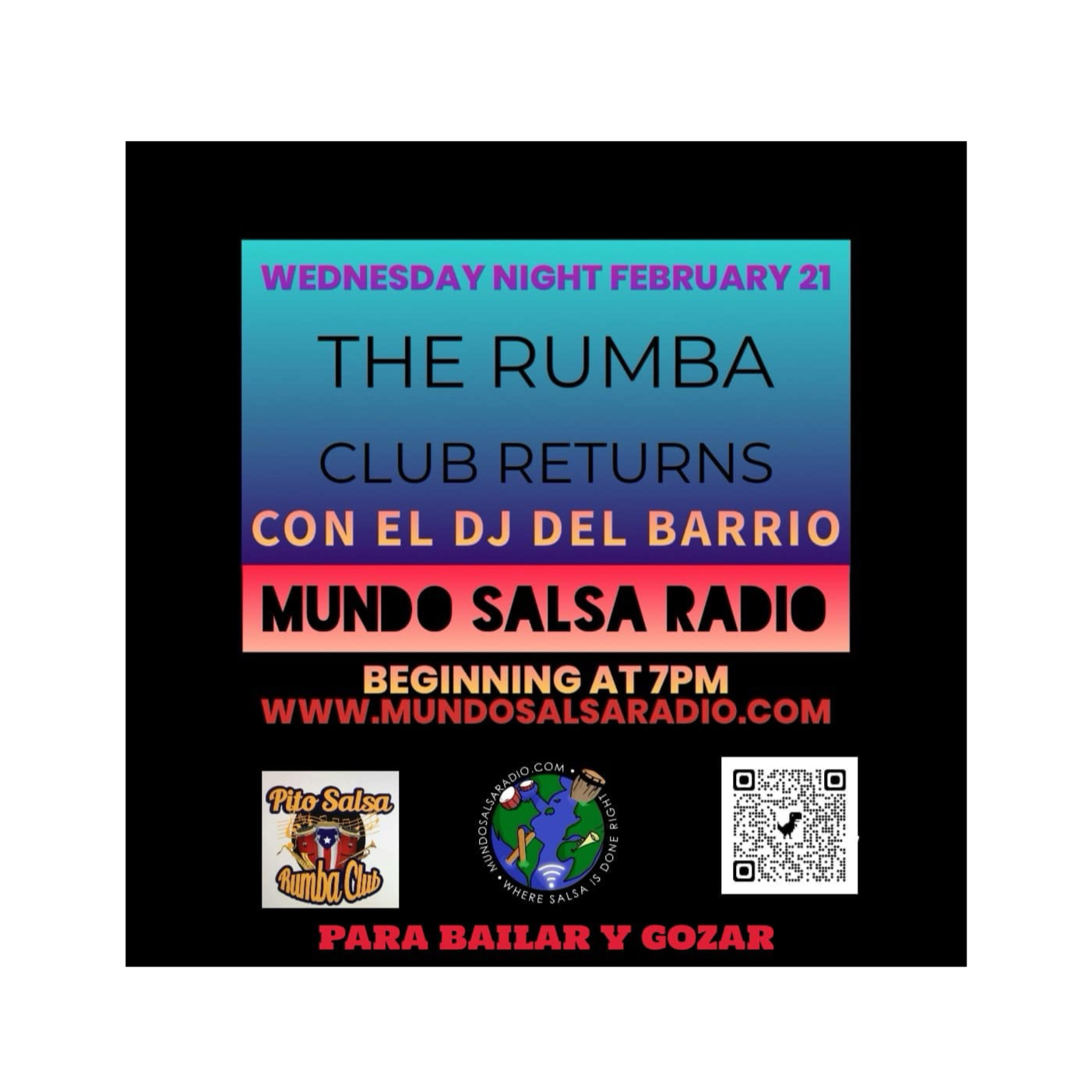 THE RUMBA CLUB SHOW CON EL DJ DEL BARRIO ON MUNDO SALSA RADIO
