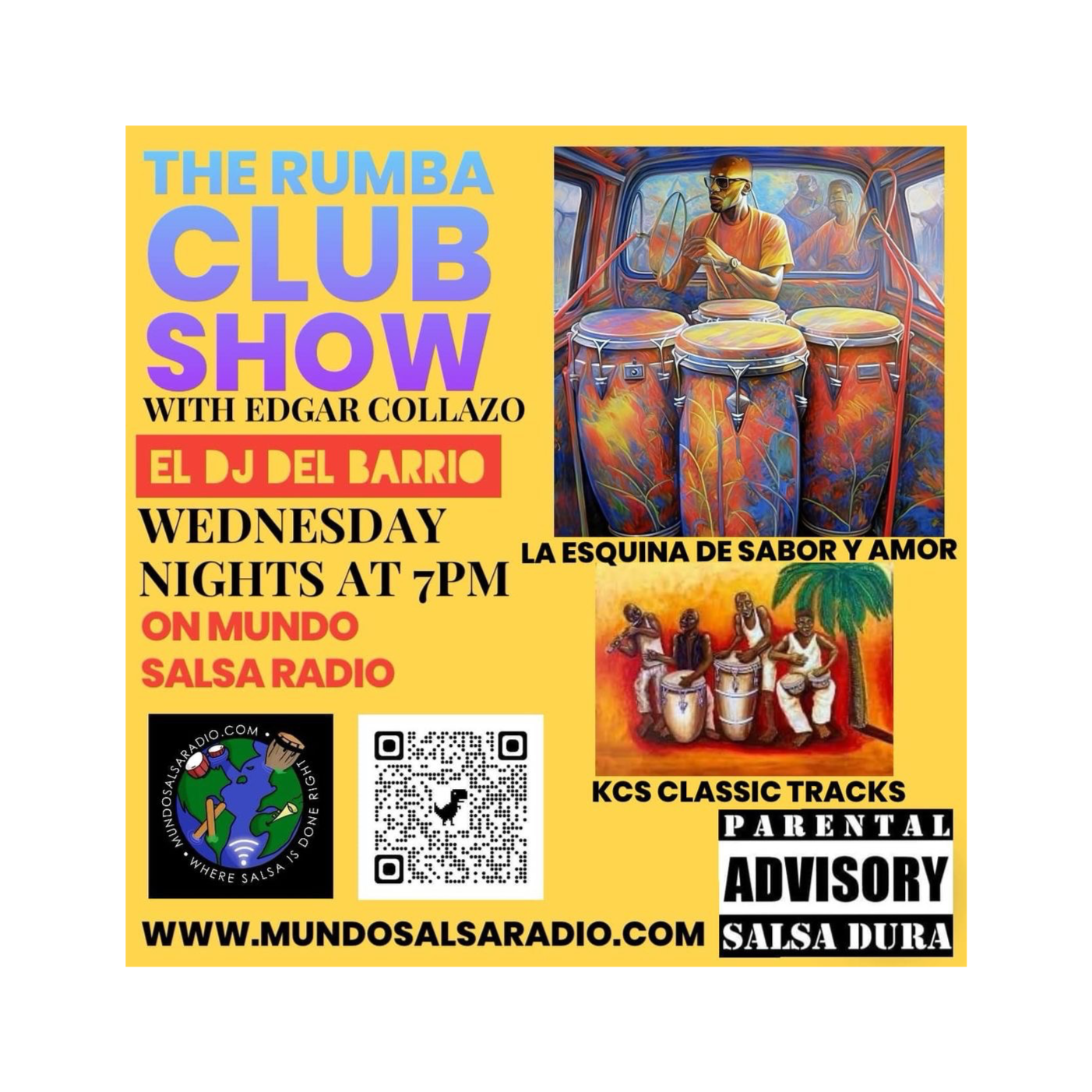 THE RUMBA CLUB SHOW ..MAY 29 2024 CON EL DJ DEL BARRIO / ON MUNDO SALSA RADIO