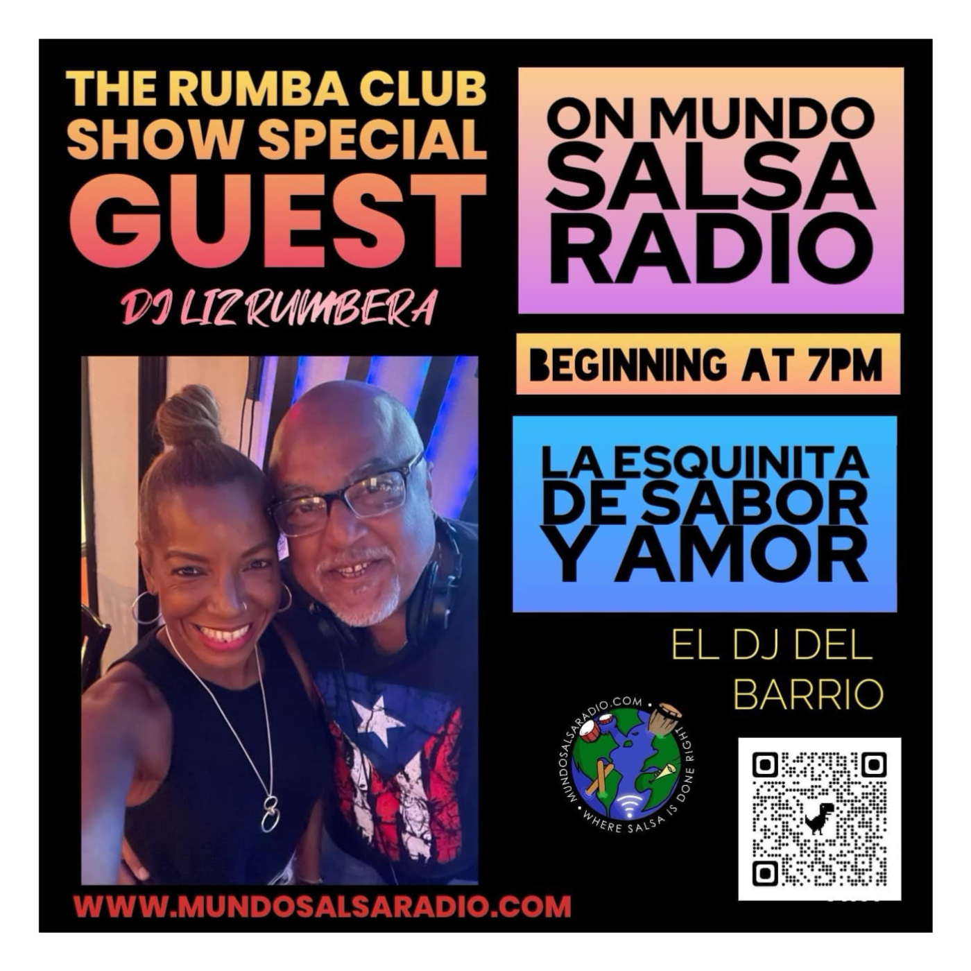 THE RUMBA CLUB SHOW CON EL DJ DEL BARRIO AND DJ LIZ RUMBERA AUG 28 2024 ON MUNDO SALSA RADIO