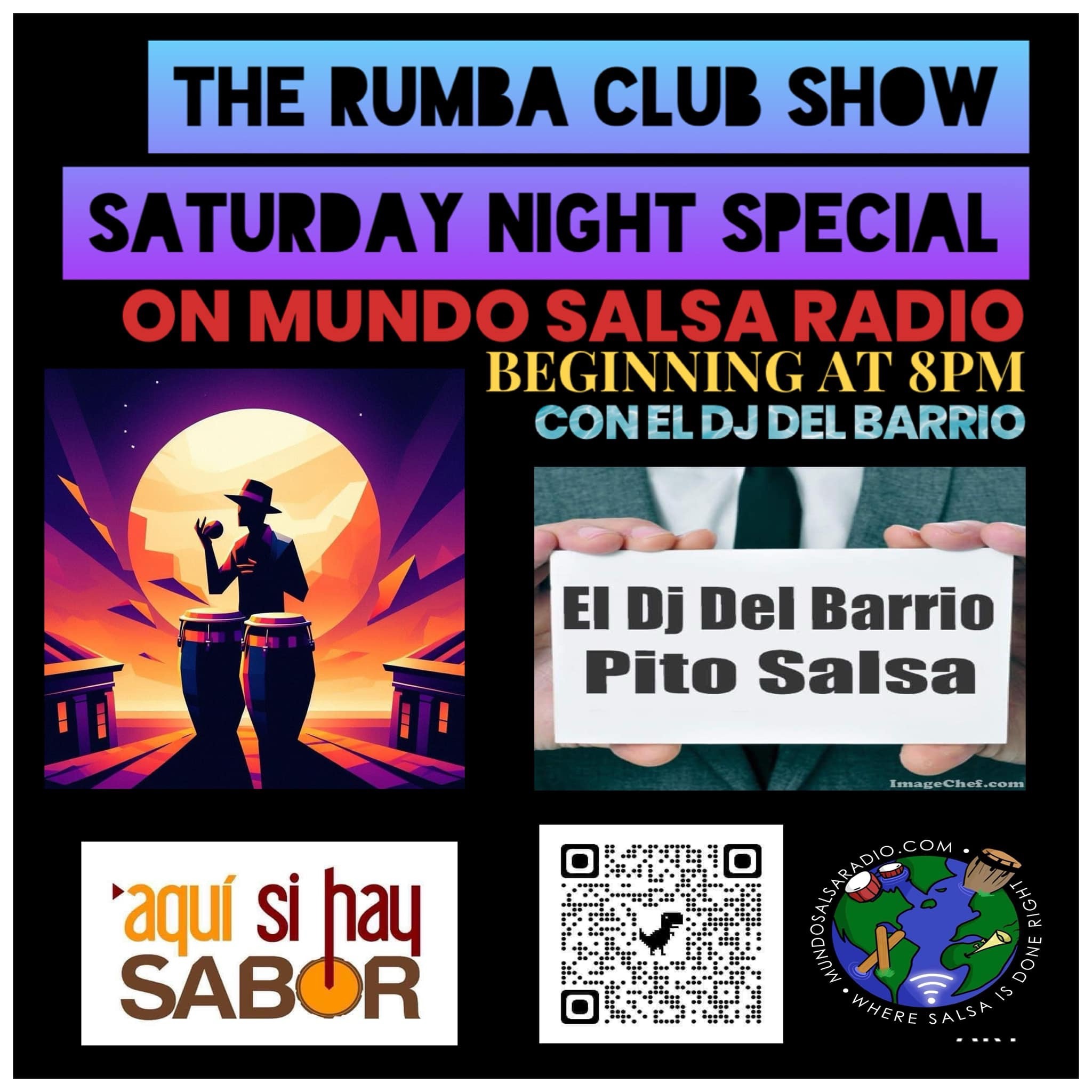THE RUMBA CLUB SHOW / SABADO SABROSO ON MUNDO SALSA RADIO..DEC 14 2024