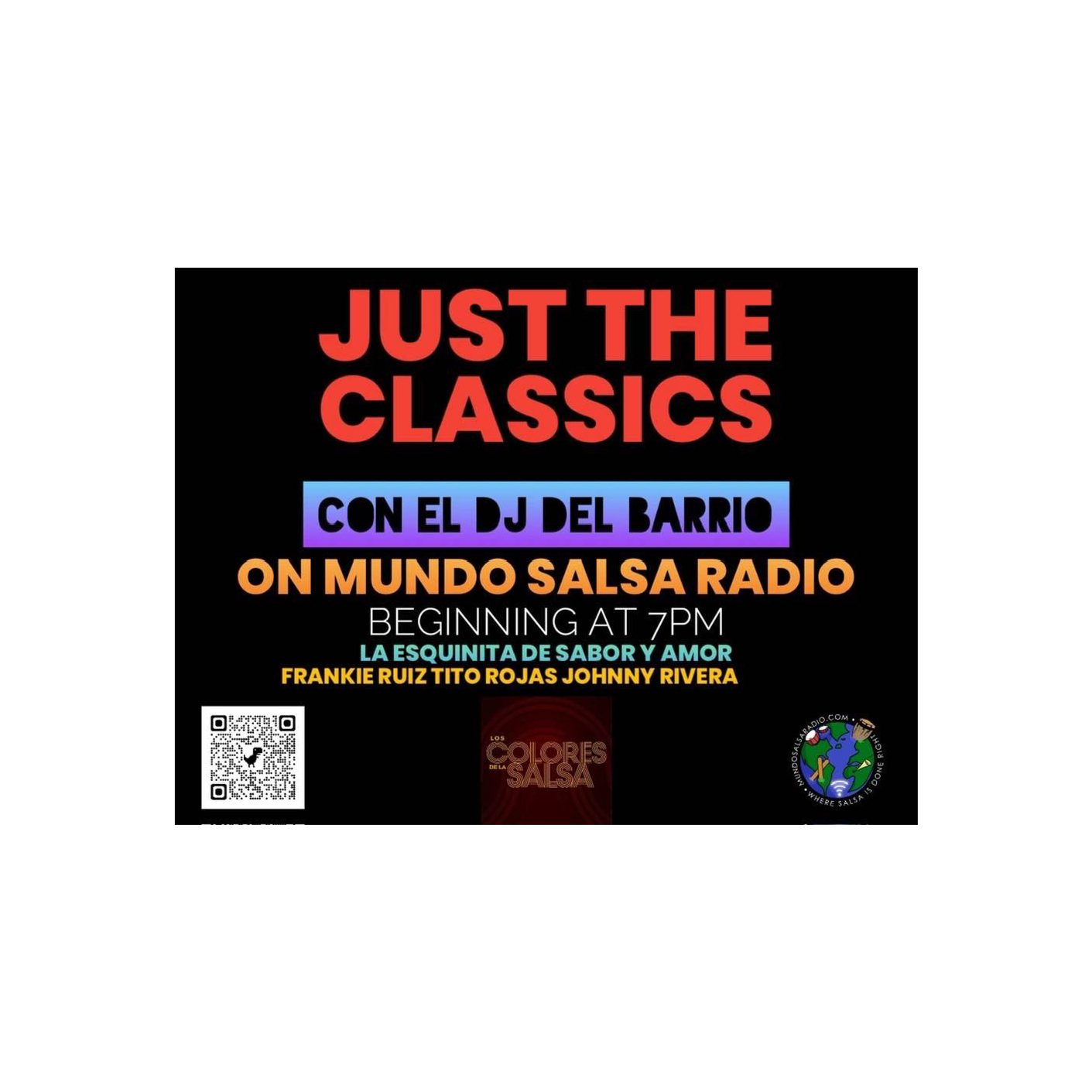 25 / SHOW  111 / EL DJ DEL BARRIO ...MUNDO SALSA RADIO ..APRIL 16 2025