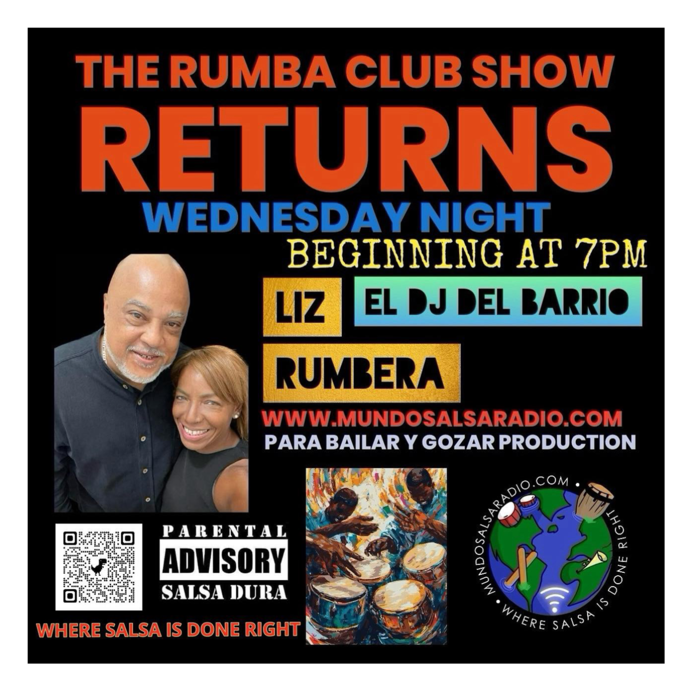 THE RUMBA CLUB SHOW ..MAY 28 2025 / EL DJ DEL BARRIO.. ..MUNDO SALSA RADIO
