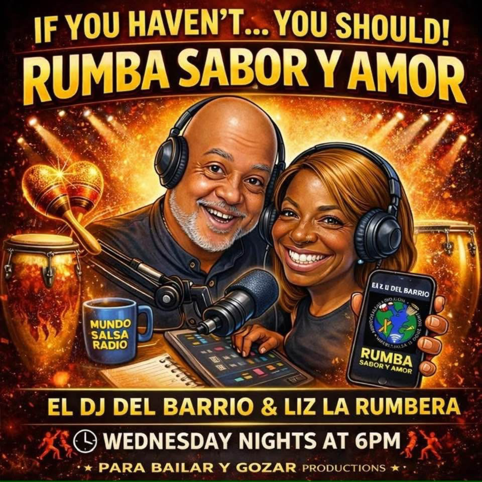RUMBA SABOR Y AMOR / EL DJ DEL BARRIO LIZ LA RUMBERA ..APRILL 22 2026