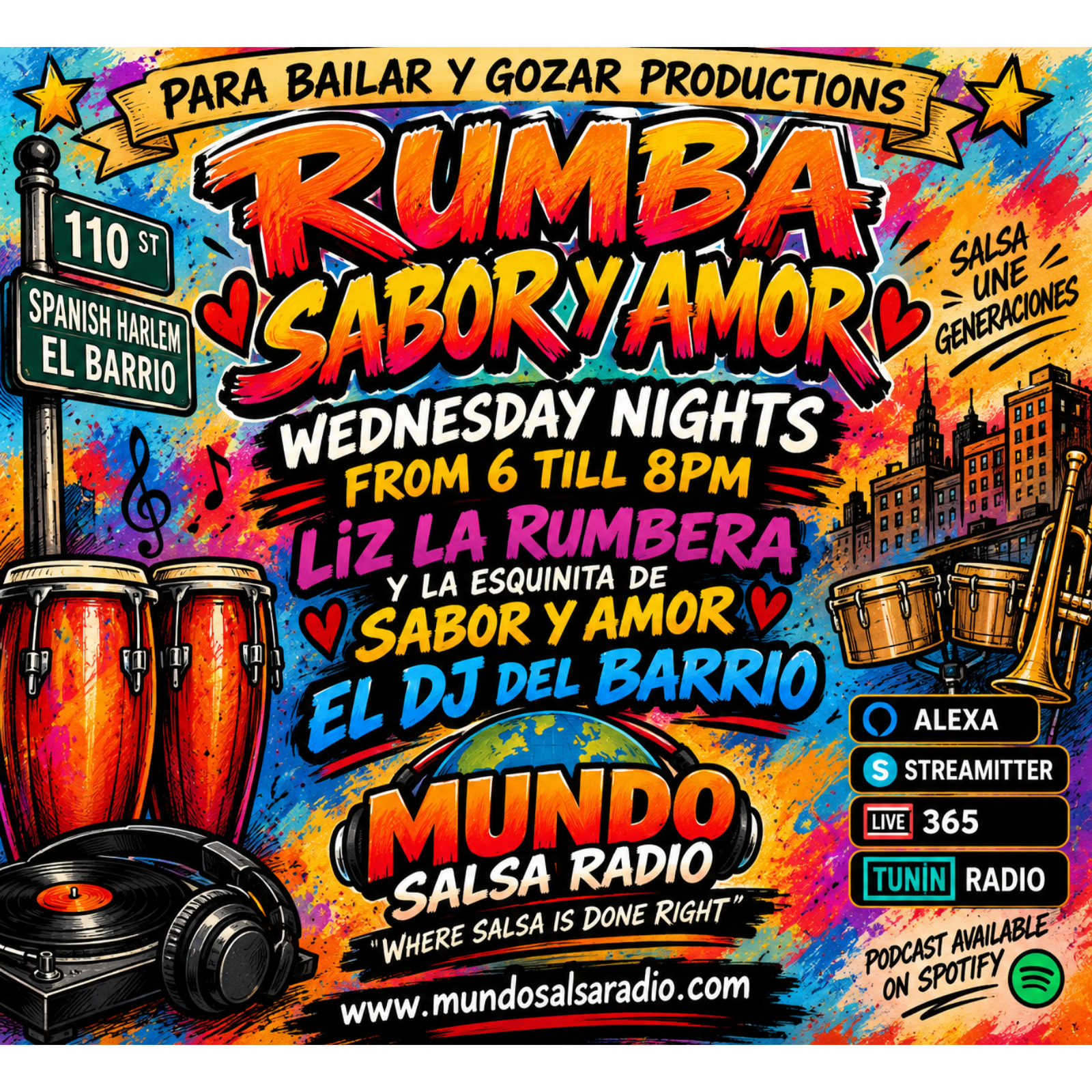 RUMBA SABOR Y AMOR / EL DJ DEL BARRIO LIZ LA RUMBERA episode artwork