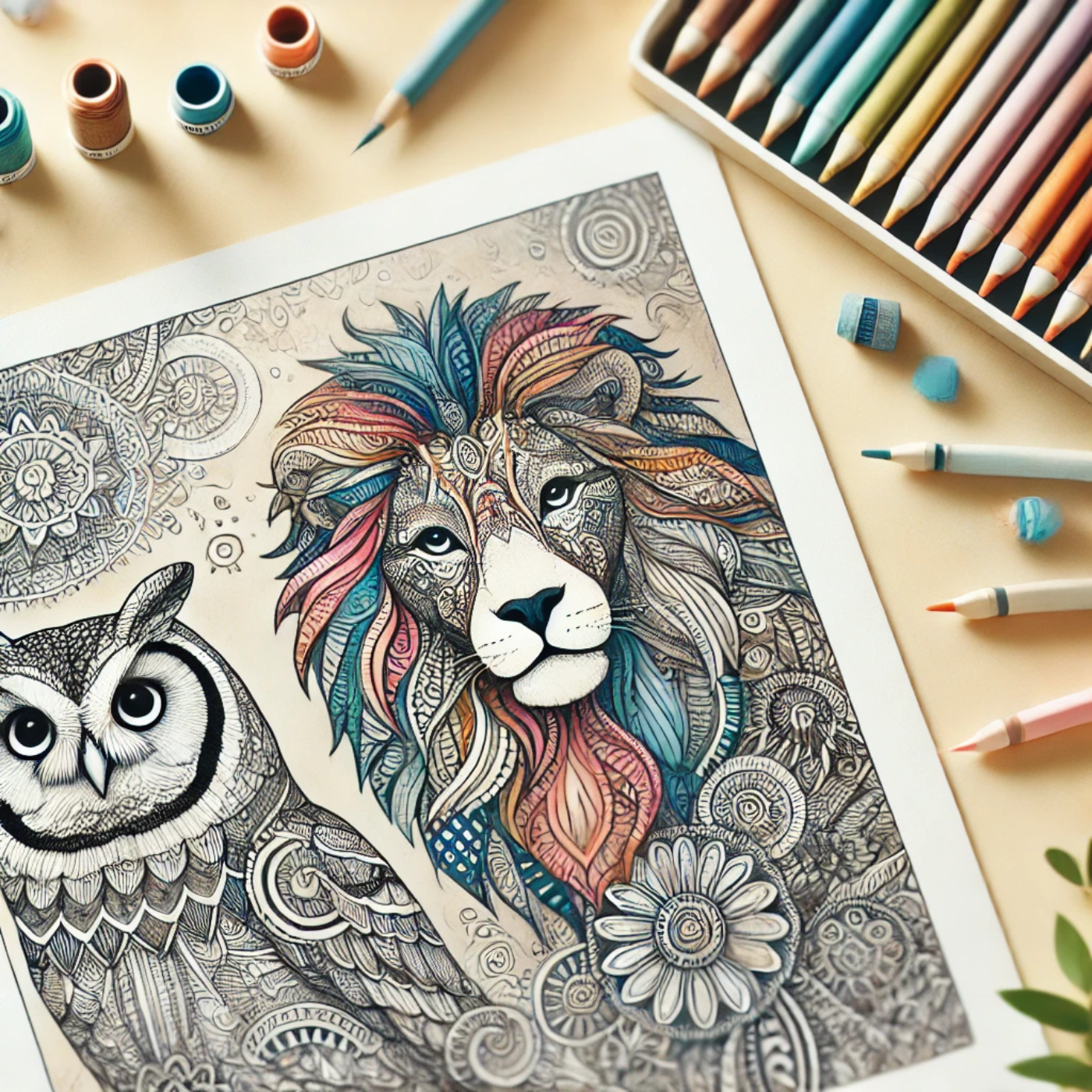 The Art of Animal Coloring: Creativity and Relaxation