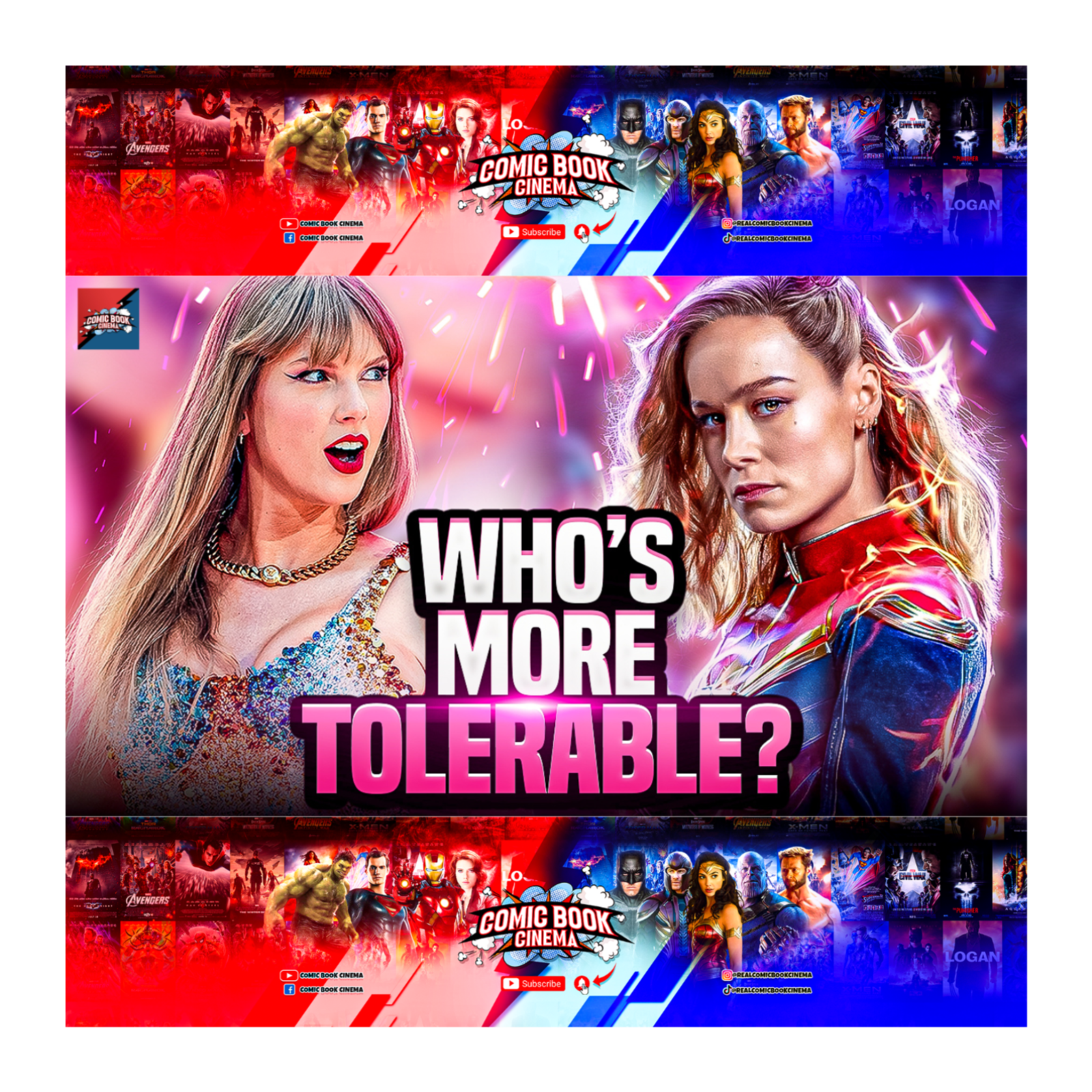 Who's More Tolerable | Brie Larson Or Taylor Swift? (Feat. Ed C, Shane-O, & HoldMyDualShock)