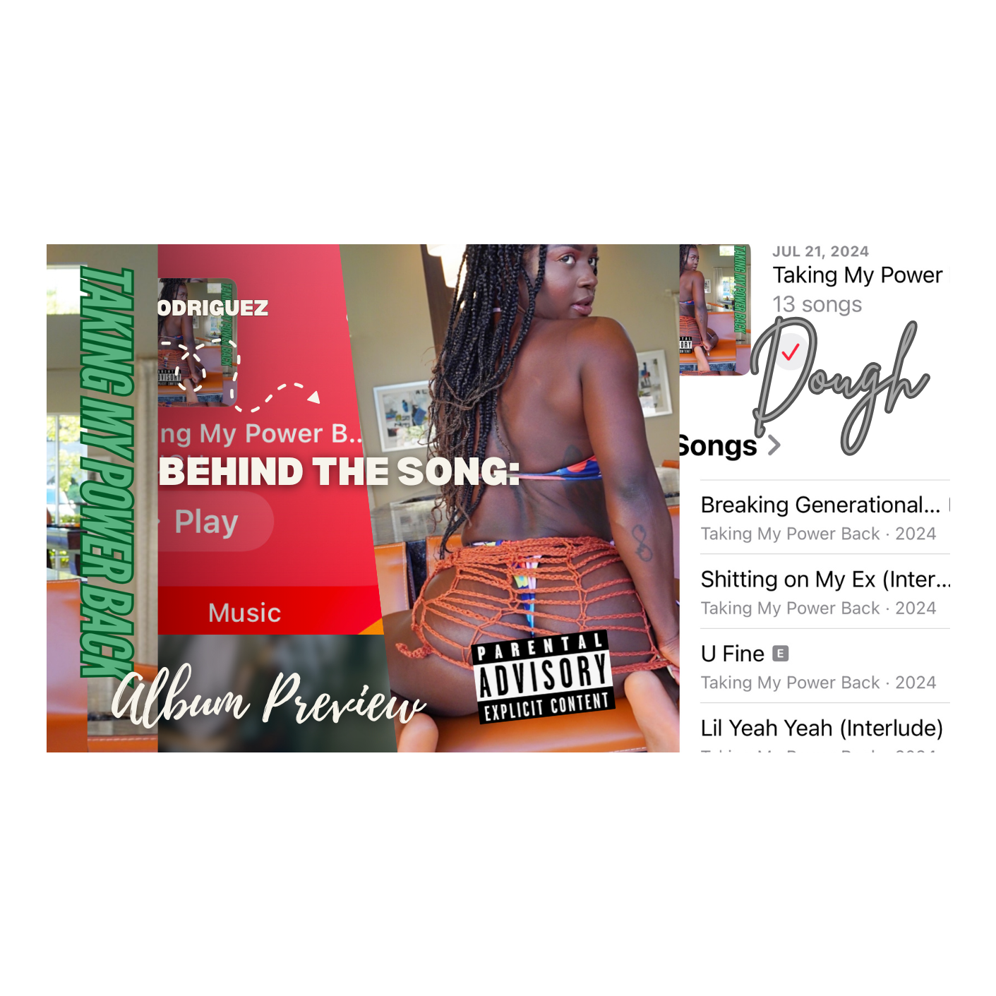 BEHIND THE SONG: DOUGH’S First Album * TAKING MY POWER BACK * [PREVIEW]