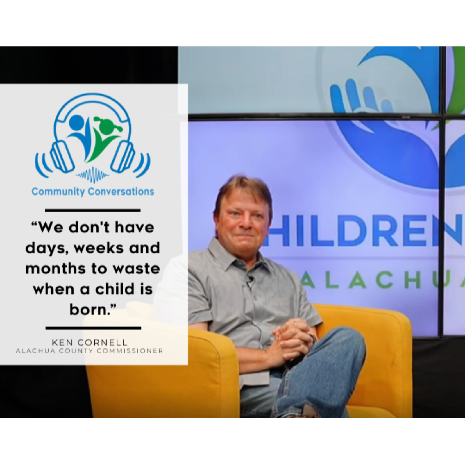 Community Conversations: Alachua County Commissioner Ken Cornell episode artwork
