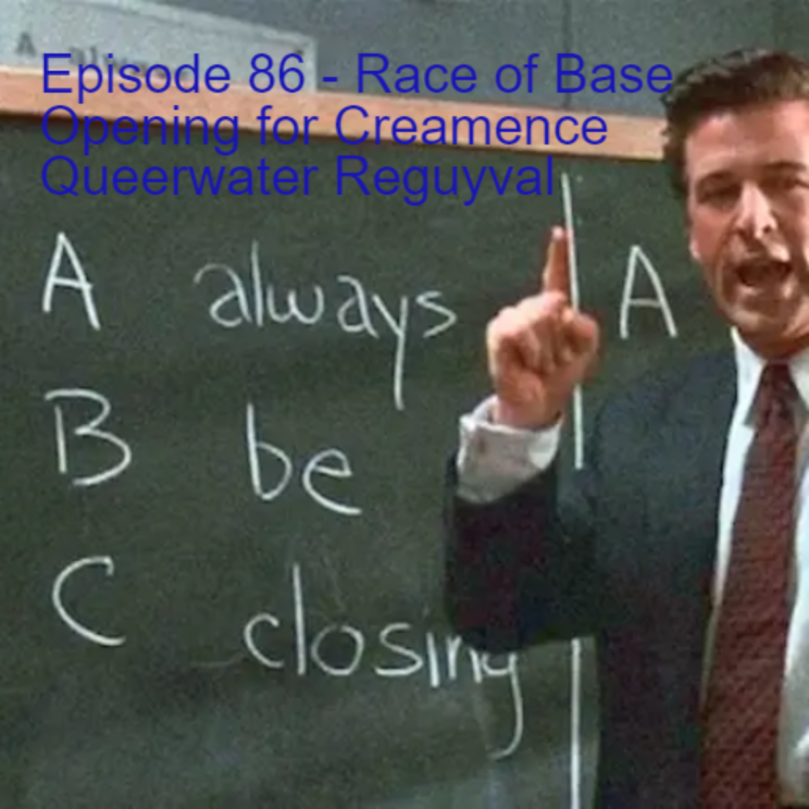 Episode 86 - Race of Base Opening for Creamence Queerwater Reguyval episode artwork
