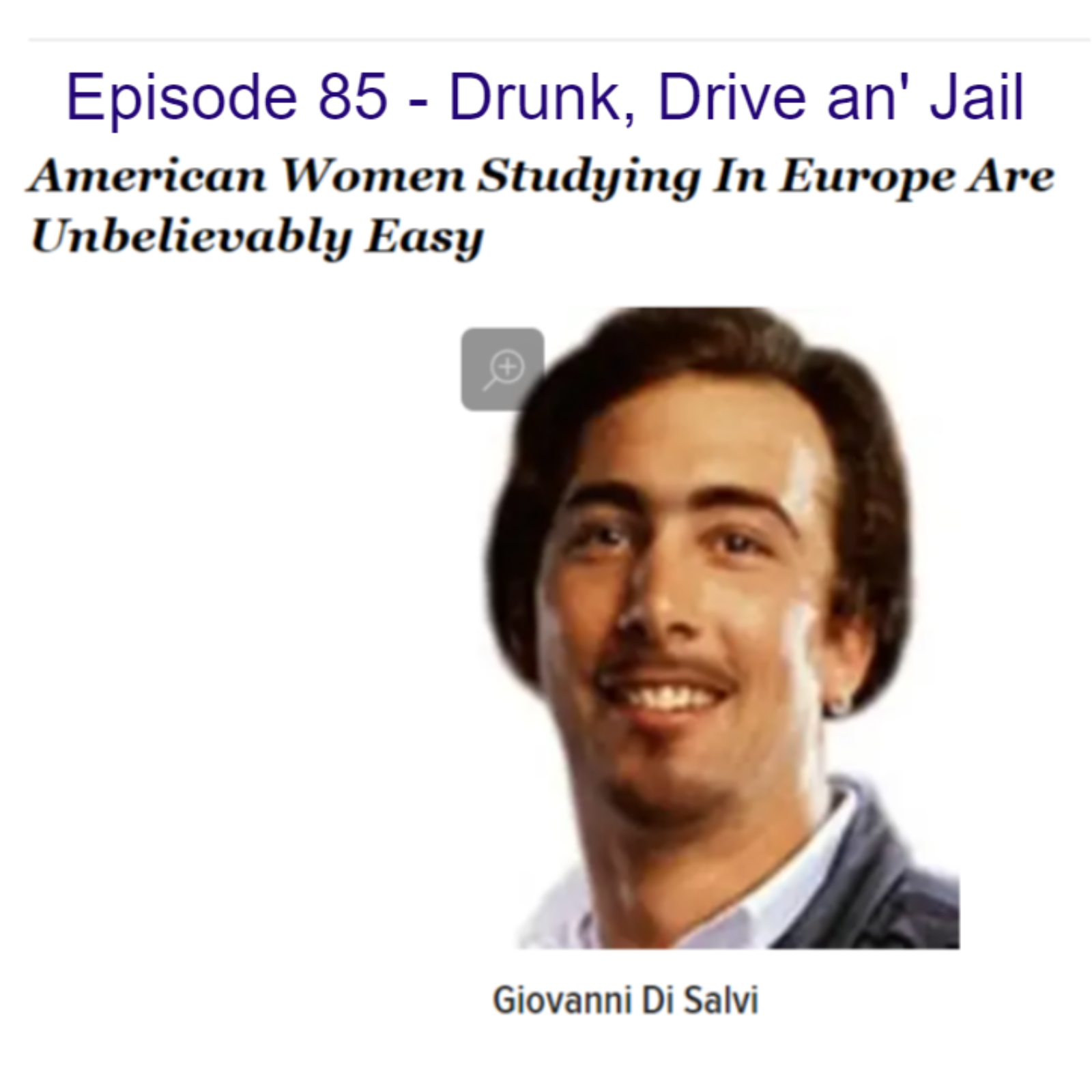 Episode 85 - Drunk, Drive an’ Jail episode artwork