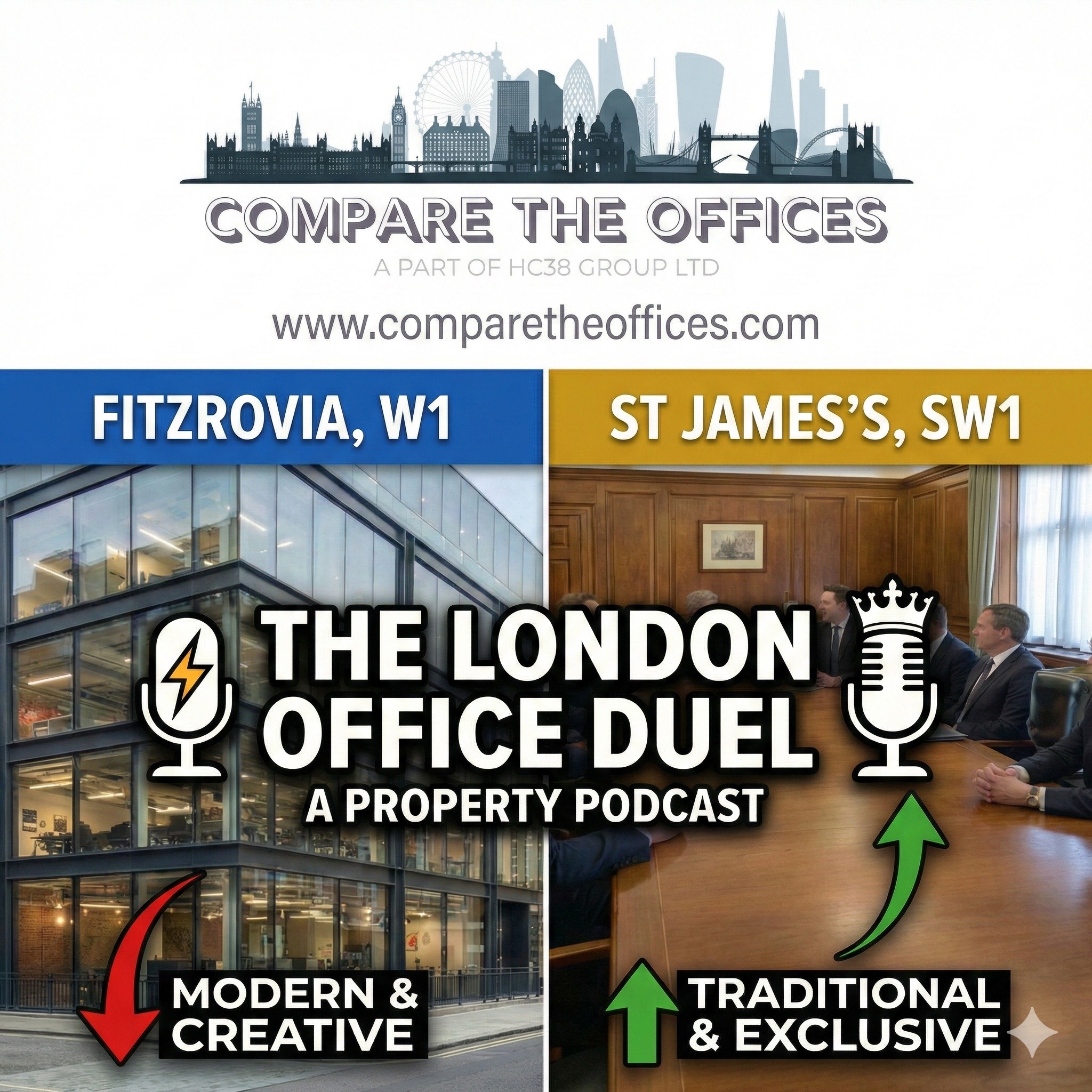 Serviced Offices London: Choosing Between Fitzrovia (W1) and St James’s (SW1) episode artwork