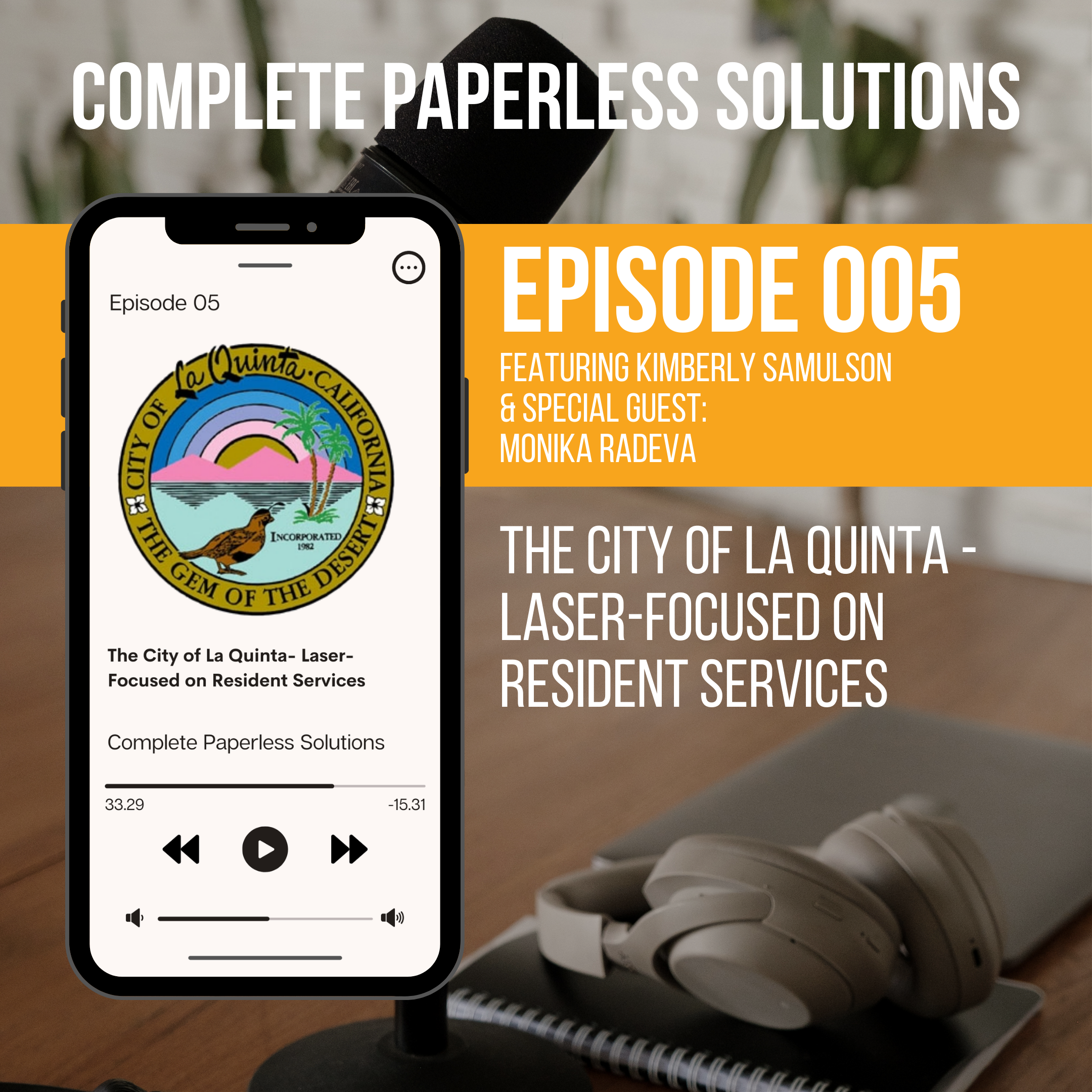The City of La Quinta - Laser-Focused on Resident Services episode artwork