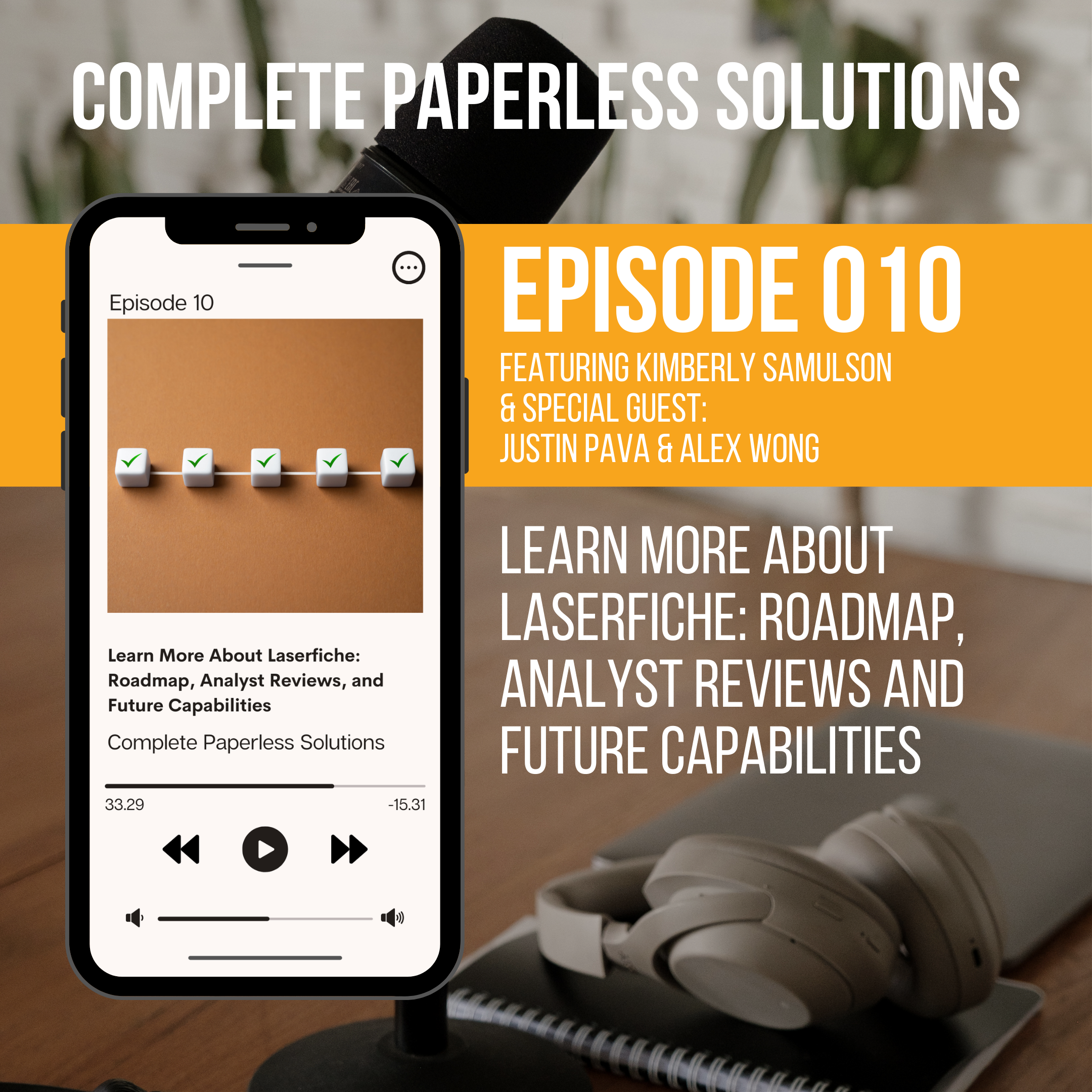 Learn More About Laserfiche: Roadmap, Analyst Reviews and Future Capabilities episode artwork
