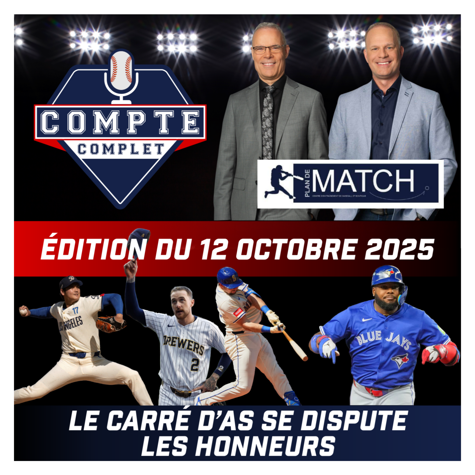 Balado Compte complet ⚾️ 12 octobre 2025
