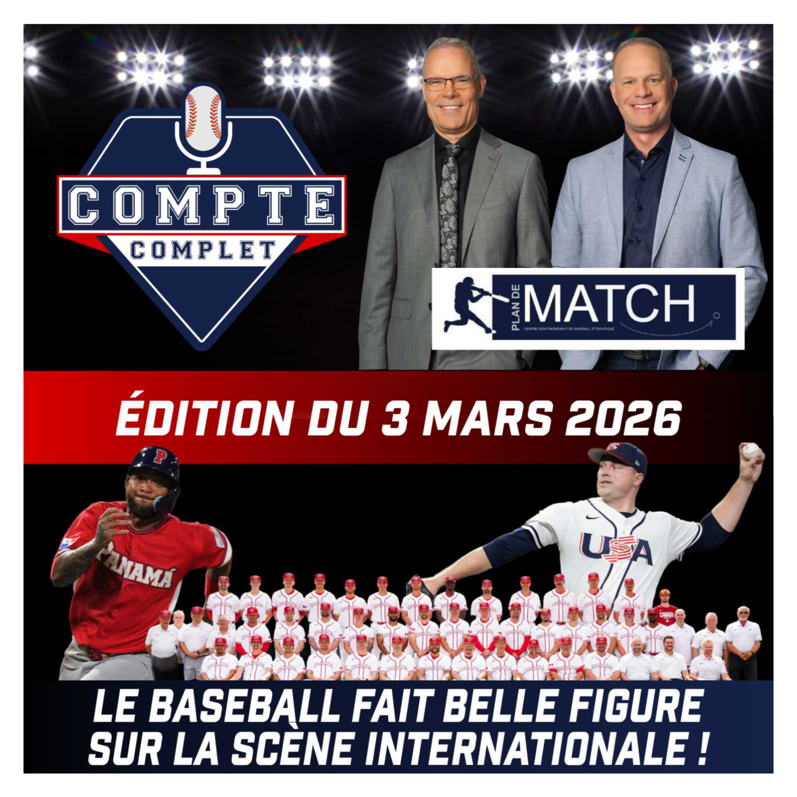 Balado Compte complet ⚾️ 9 mars 2026