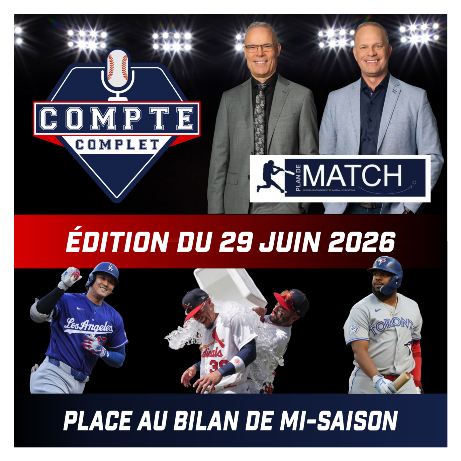 Balado Compte complet ⚾️ 29 juin 2026