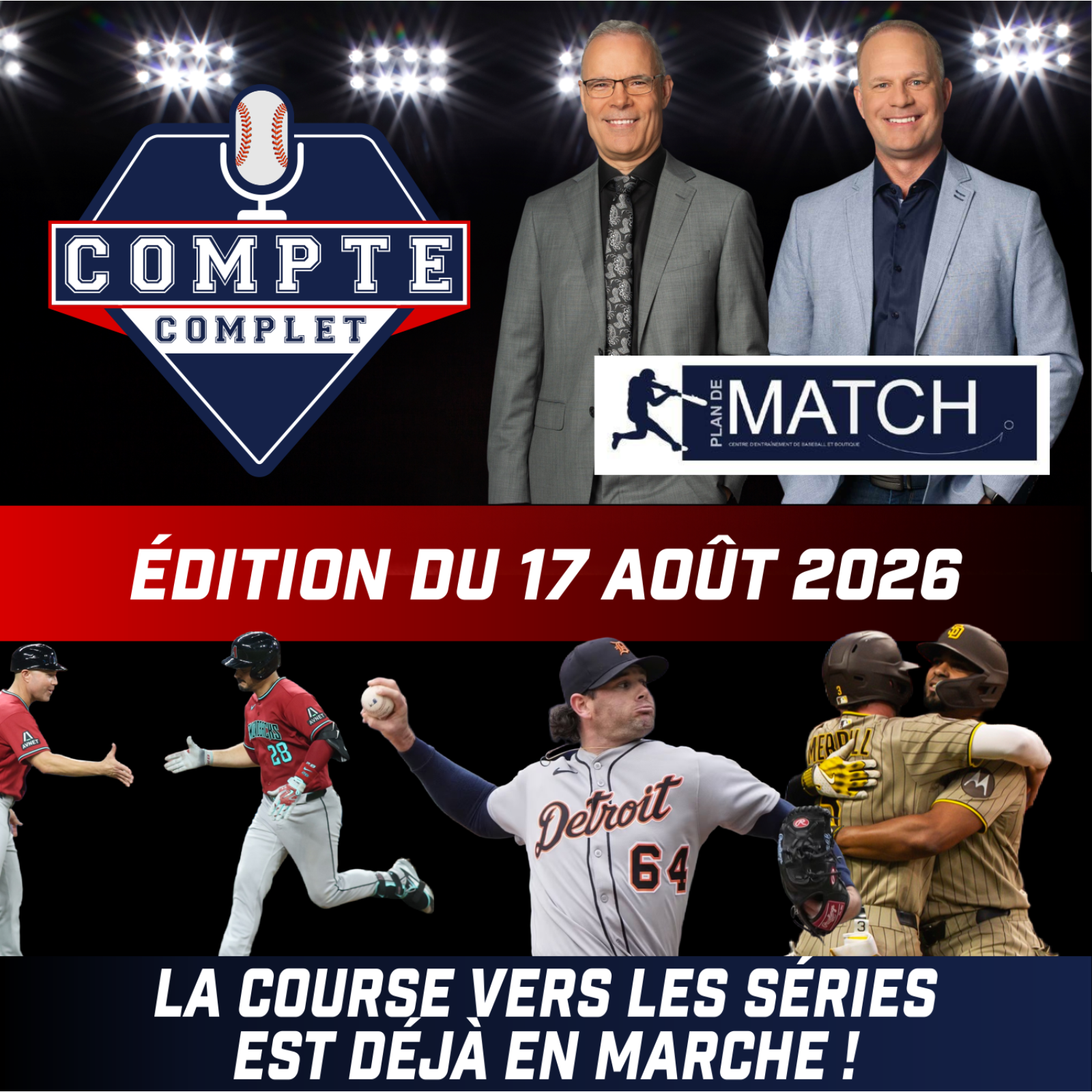 Balado Compte complet ⚾️ 17 août 2026 episode artwork