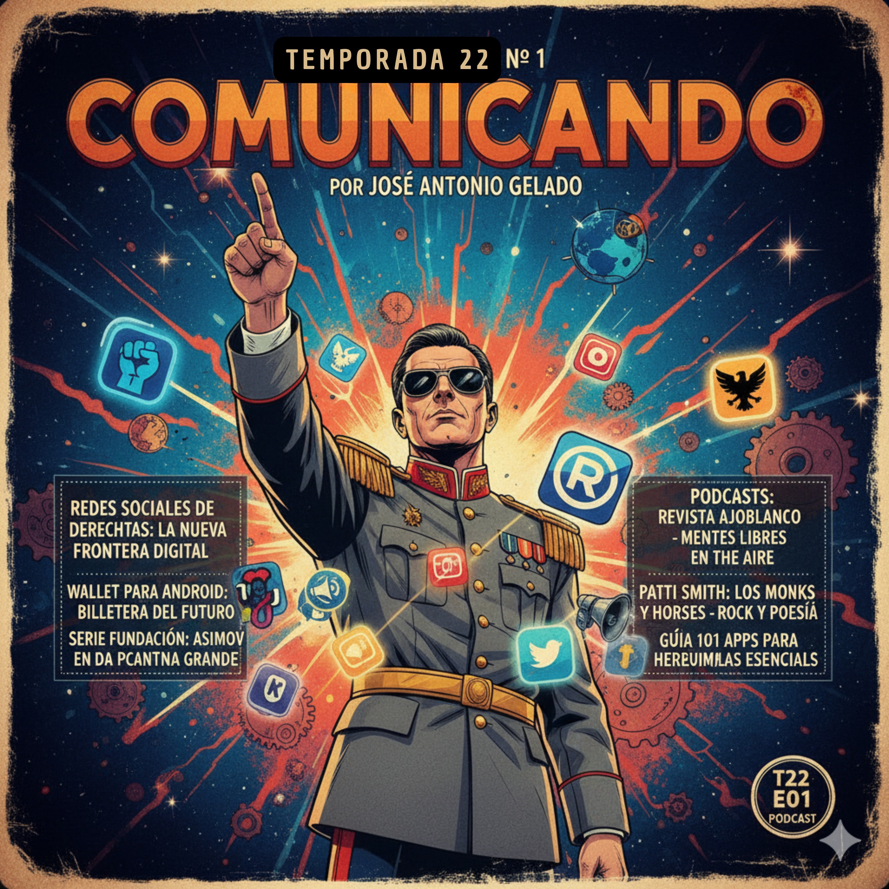 Redes sociales de derechas, Wallet para Android, T3 Fundación, podcasts de Ajoblanco, Los Monks y Horses de Patti Smith y las 101 apps para podcasters