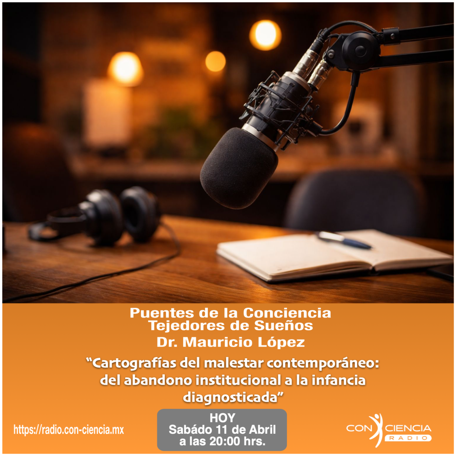 Programa Puentes de la Conciencia-Dr. Mauricio López-Cartografías del Malestar Contemporáneo episode artwork