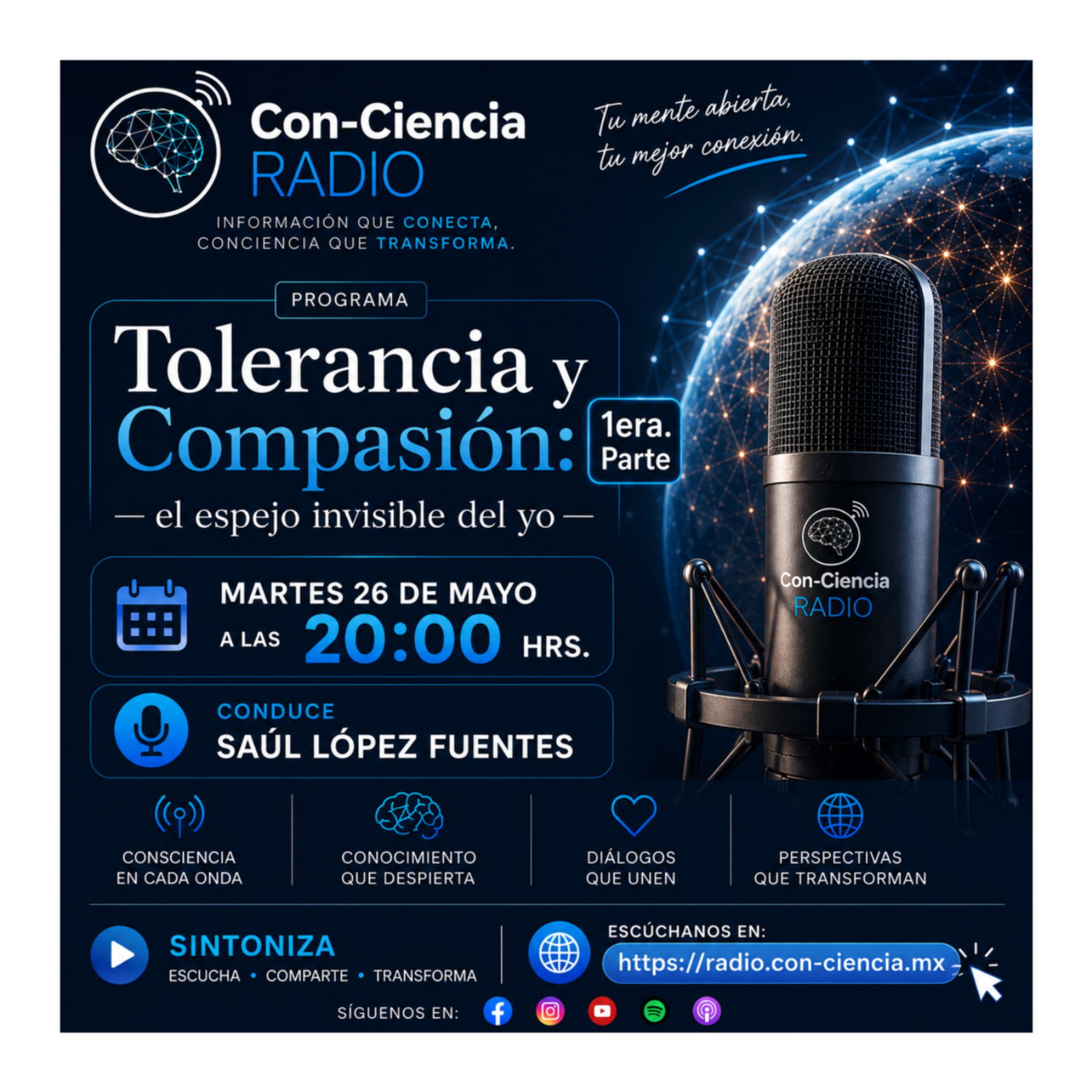 Programa Introspección-Saúl López- Tolerancia y Compasión episode artwork