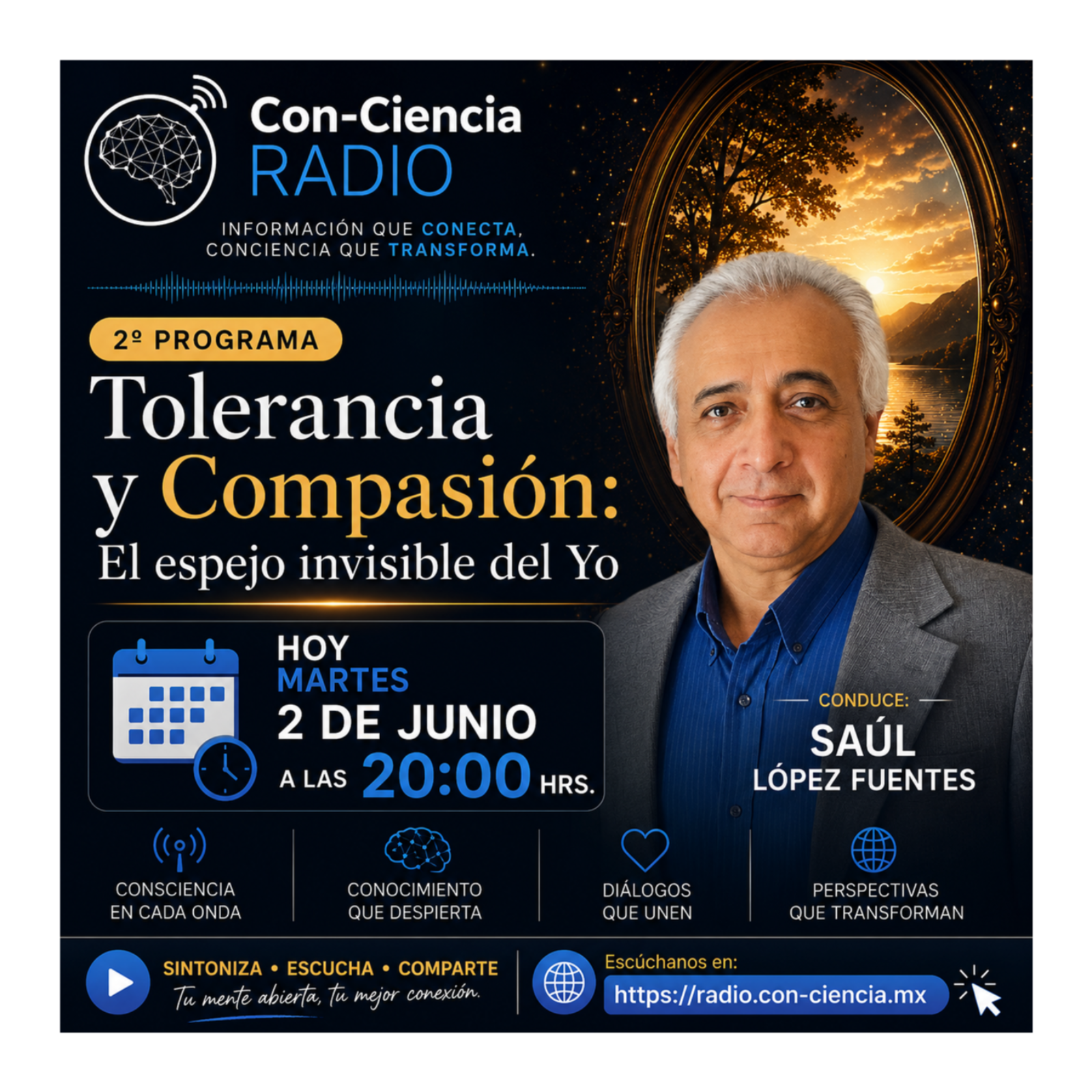 Programa Introspección-Saúl López- Tolerancia y Compasión 2º Parte episode artwork