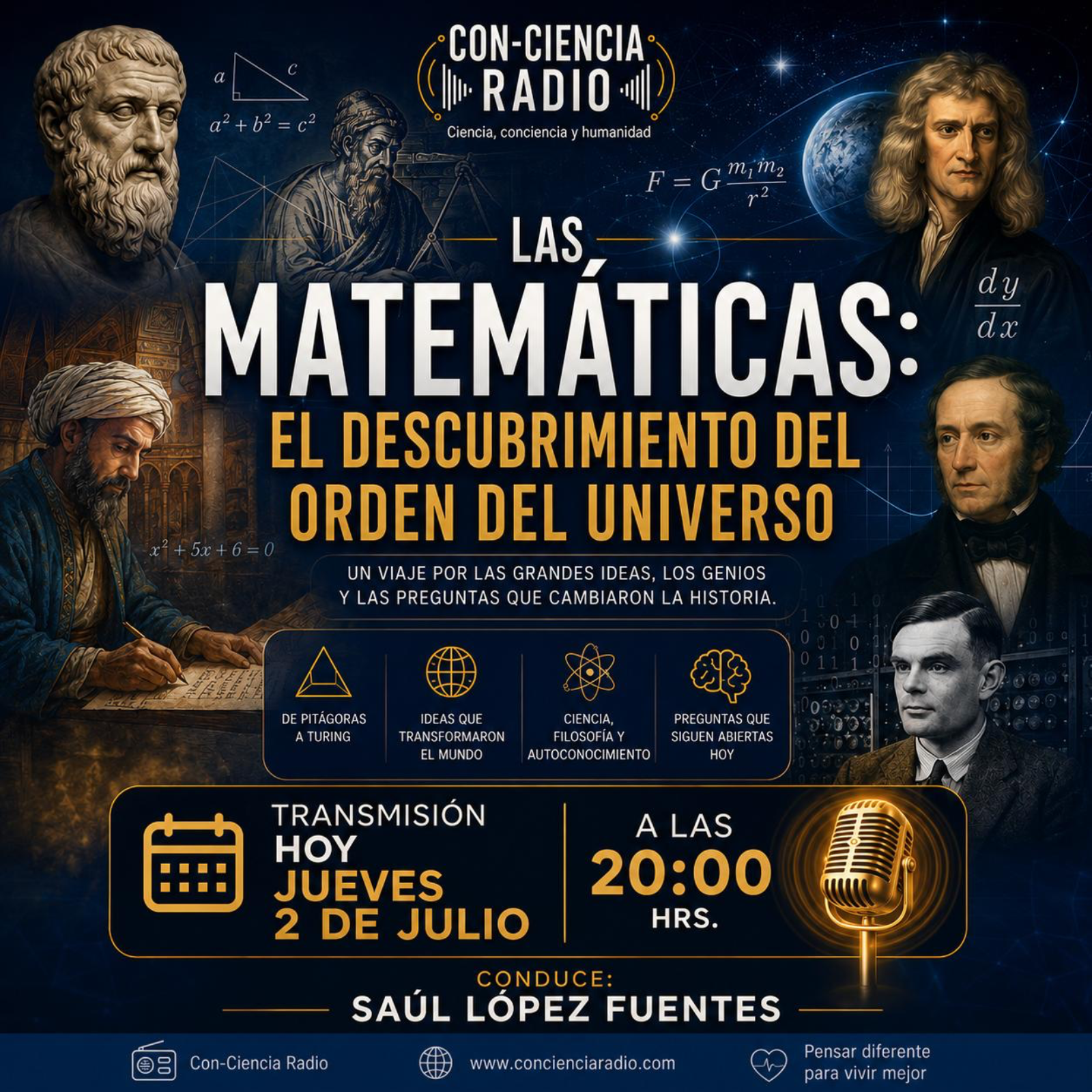 Programa Introspección-Saúl López-Las Matemáticas: El descubrimiento del orden del universo episode artwork