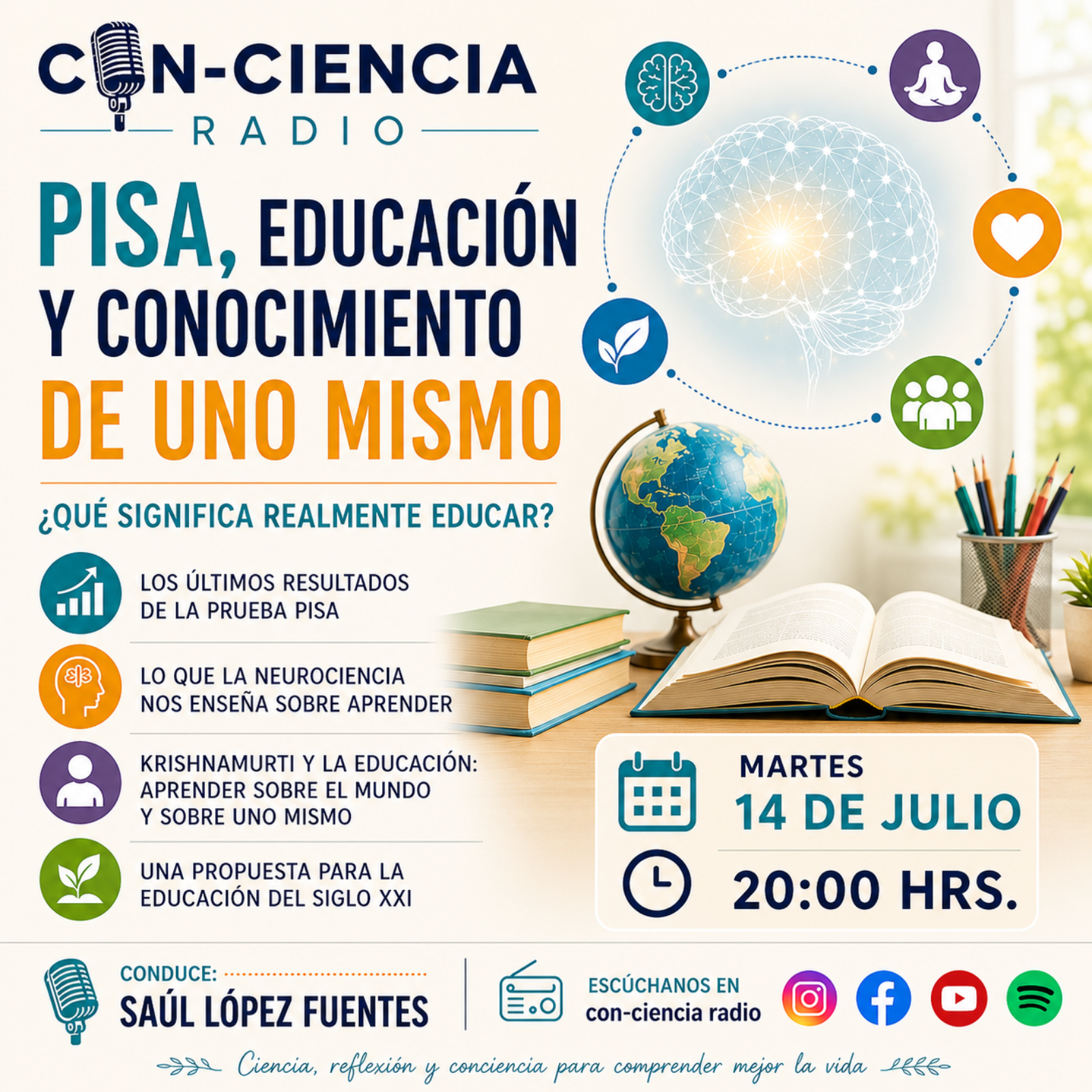 Programa Introspección-Saúl López-PISA, Educación episode artwork