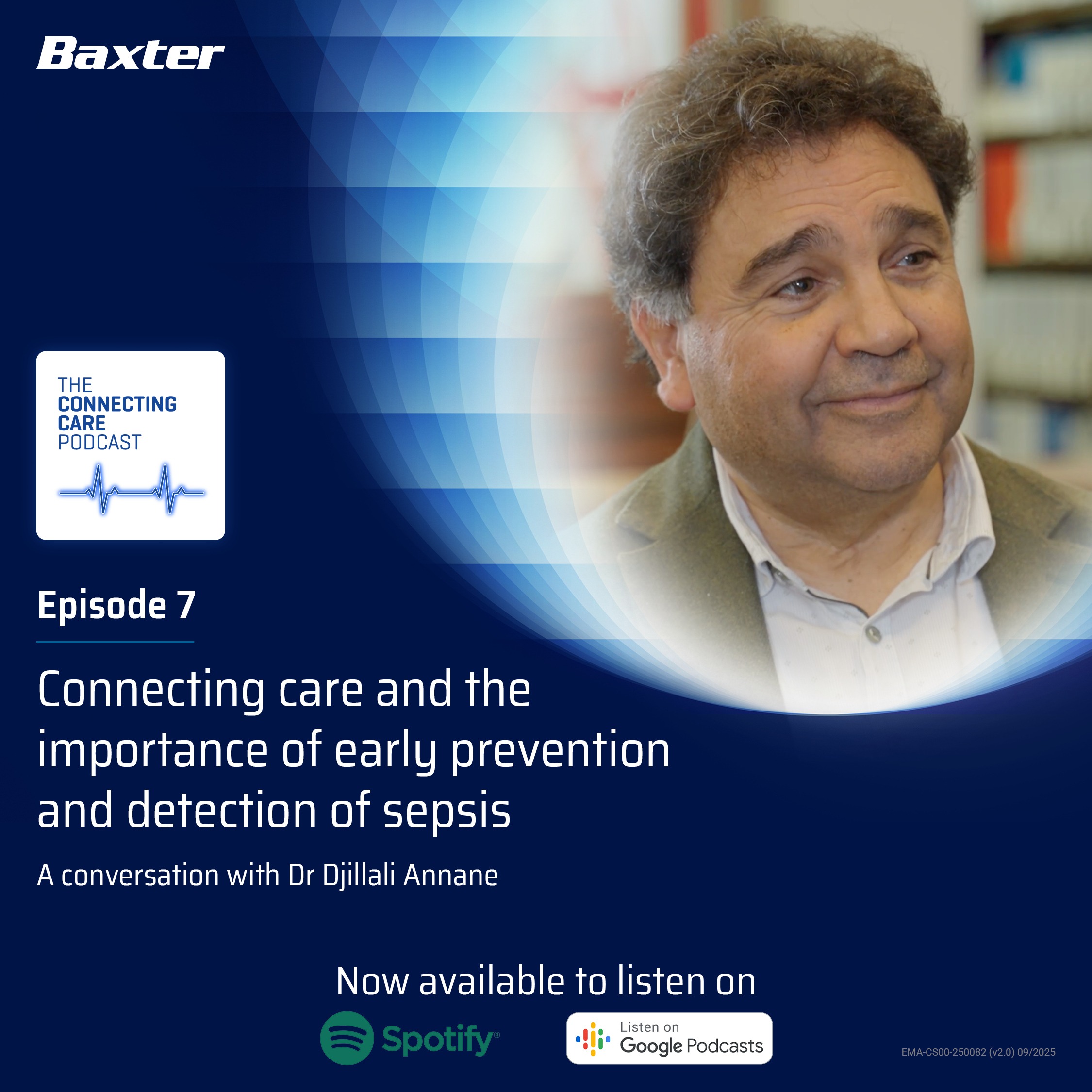 Episode 7 - (English) Connecting Care with Professor Djillali Annane episode artwork