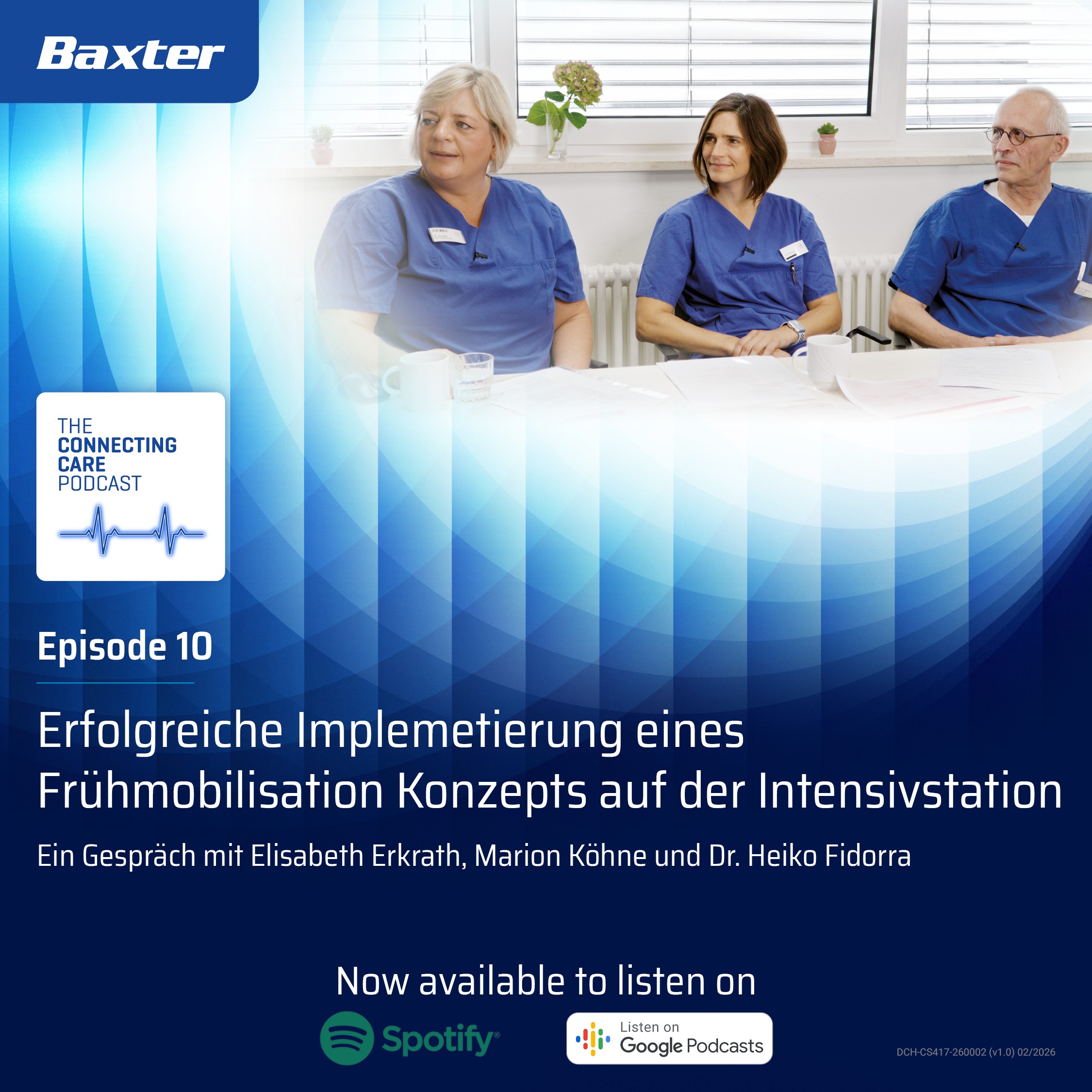 Episode 10 - (German) Umsetzung eines Konzepts zur frühzeitigen Mobilisierung auf der Intensivstation episode artwork