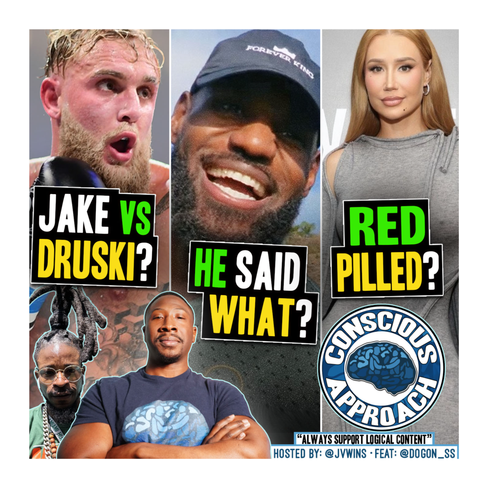 4/7/26: Red Pill is Beta; LeBron James Slams Memphis; Jake Paul’s Blackface Skit Response to Duski